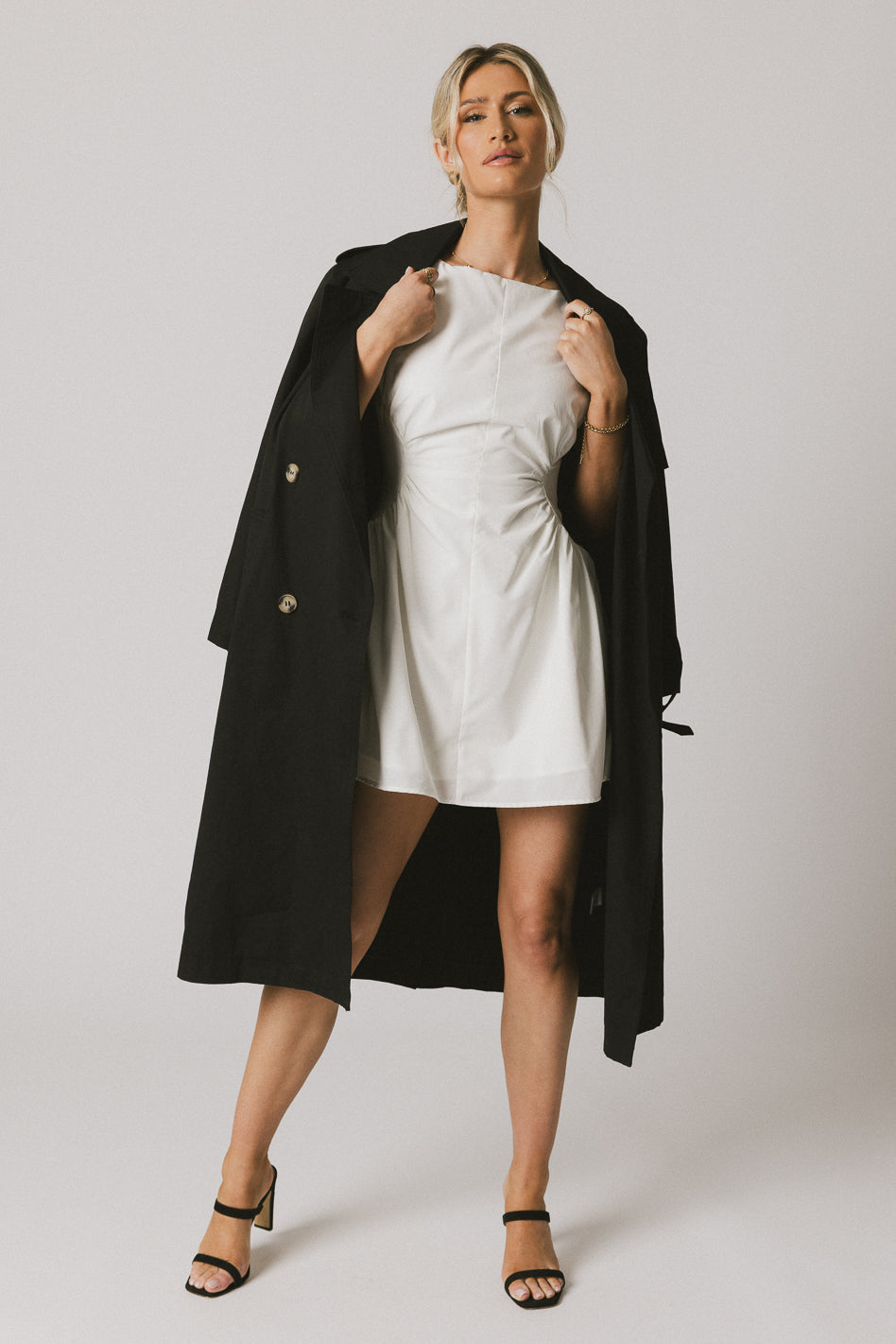 Jemma Mini Dress in White