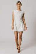 cinched mini dress