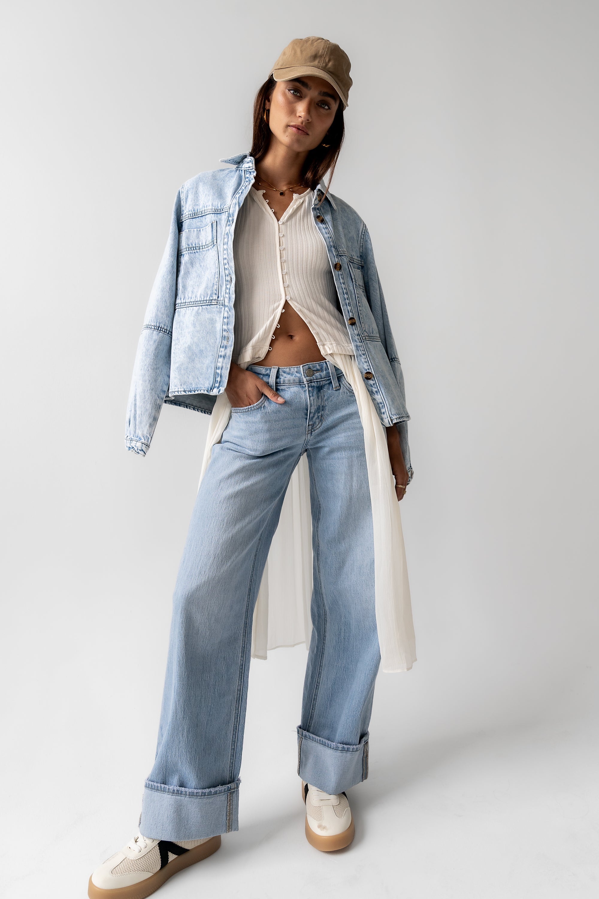 Marcia Cuffed Baggy Jeans