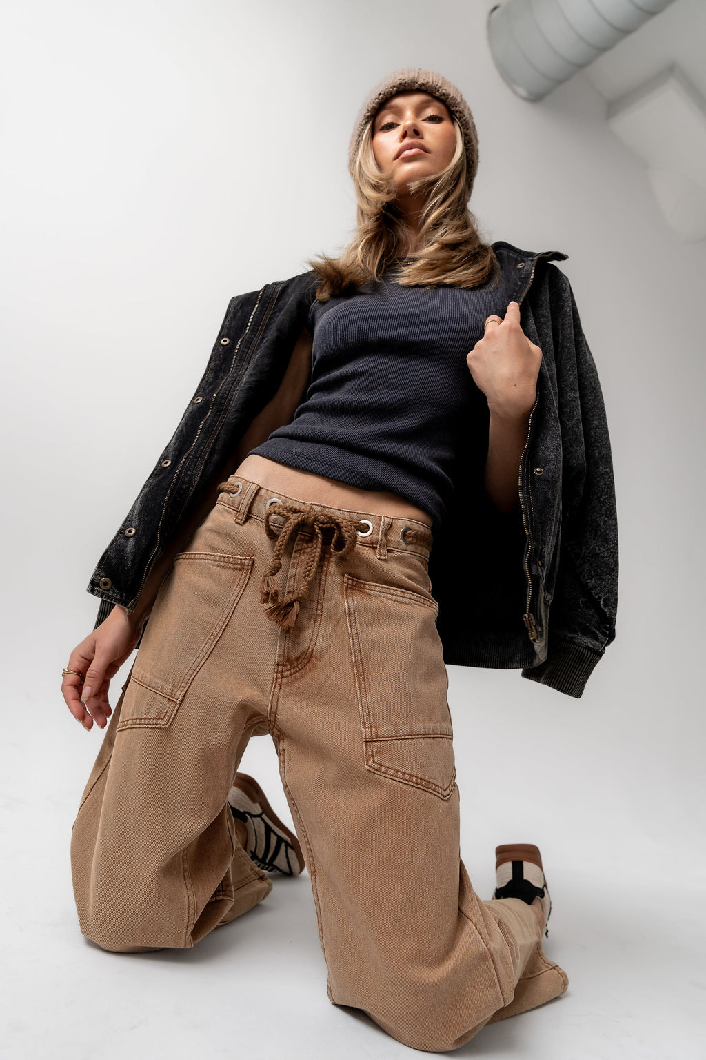 Paige Denim Jacket in Black - FINAL SALE