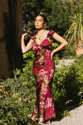 MAXI LENGTH RED DRESS
