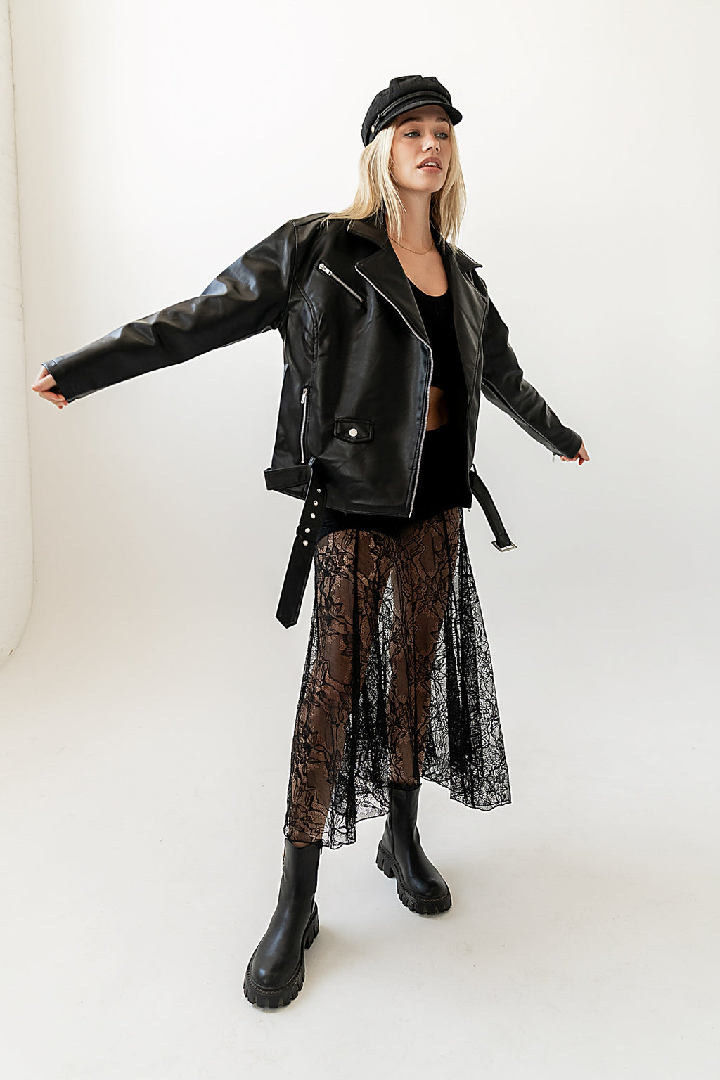 Kylie Vegan Moto Jacket - FINAL SALE