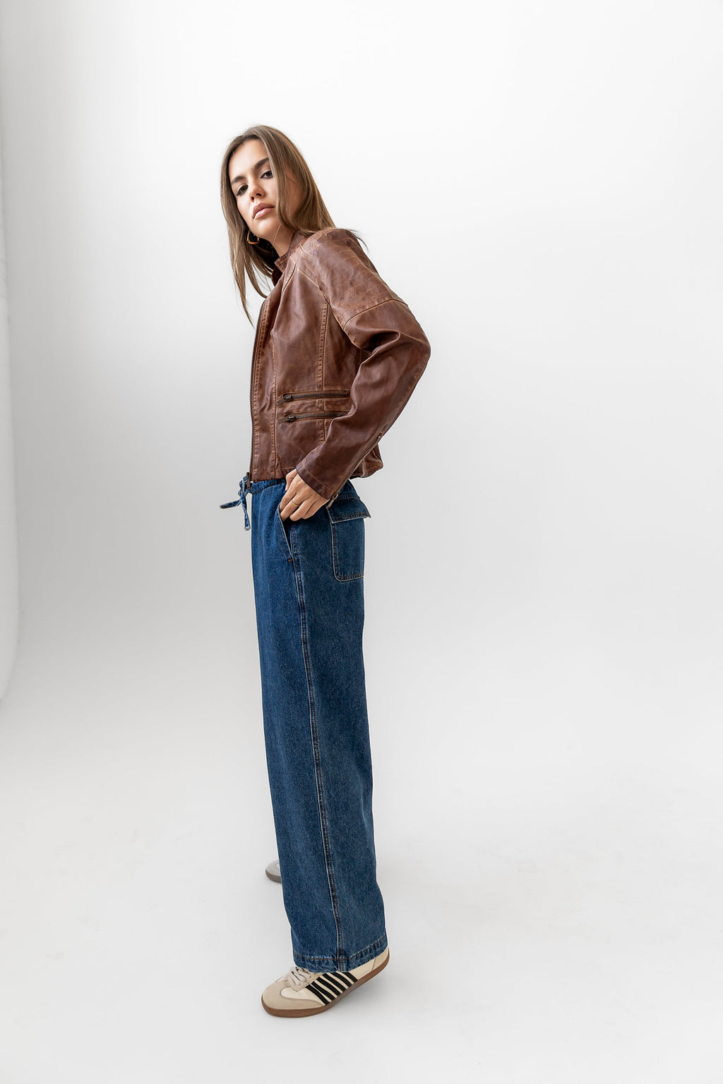 Lena Oversized Denim Pants - FINAL SALE