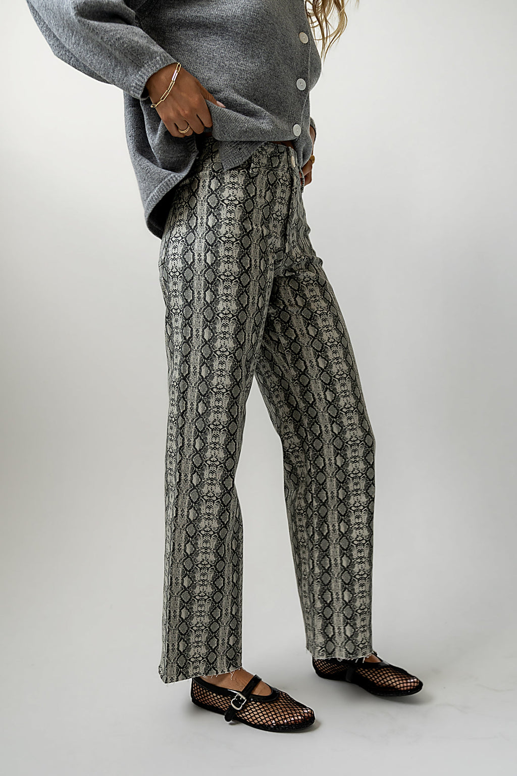 Brynn Snake Print Pants - FINAL SALE