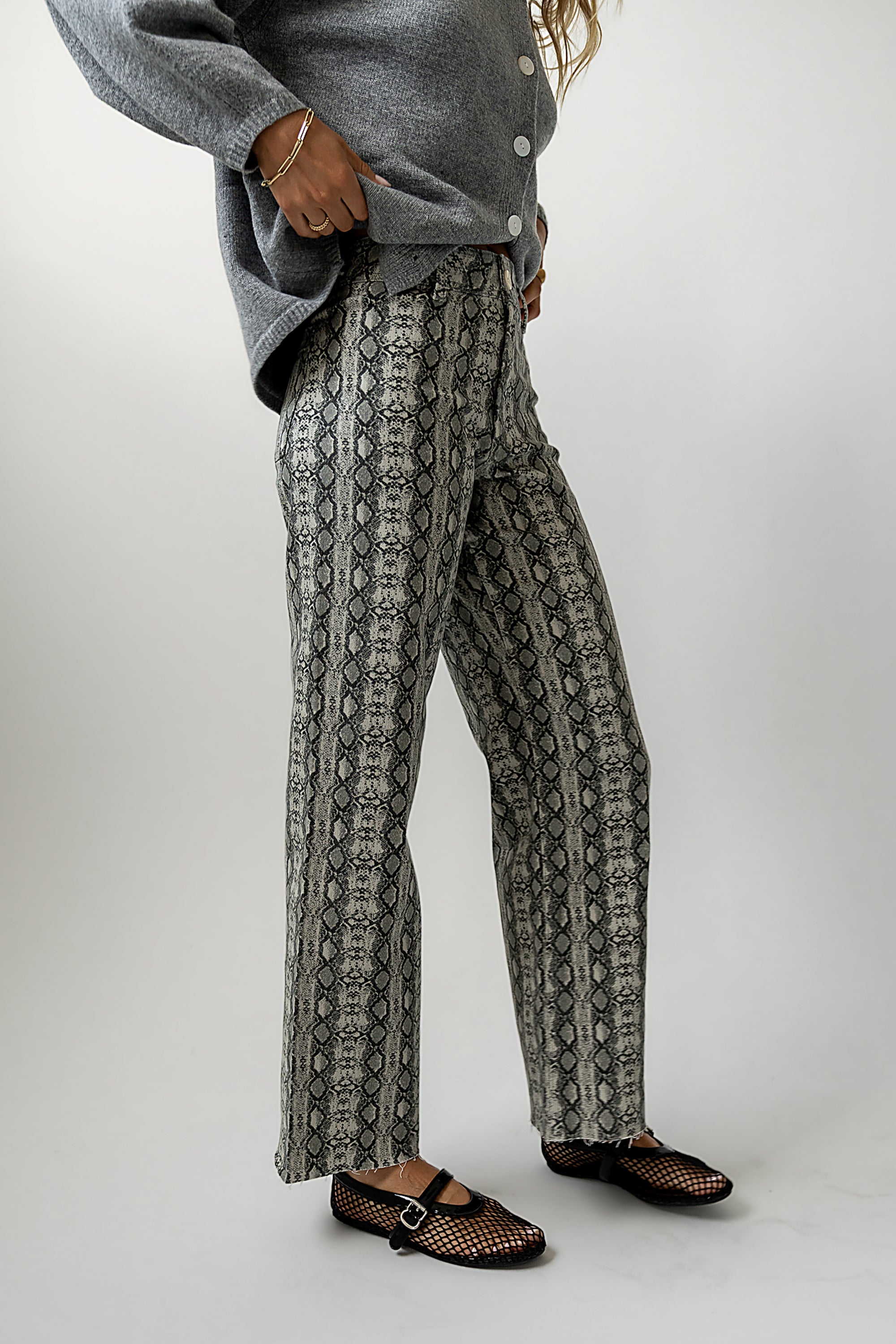 Brynn Snake Print Pants - FINAL SALE