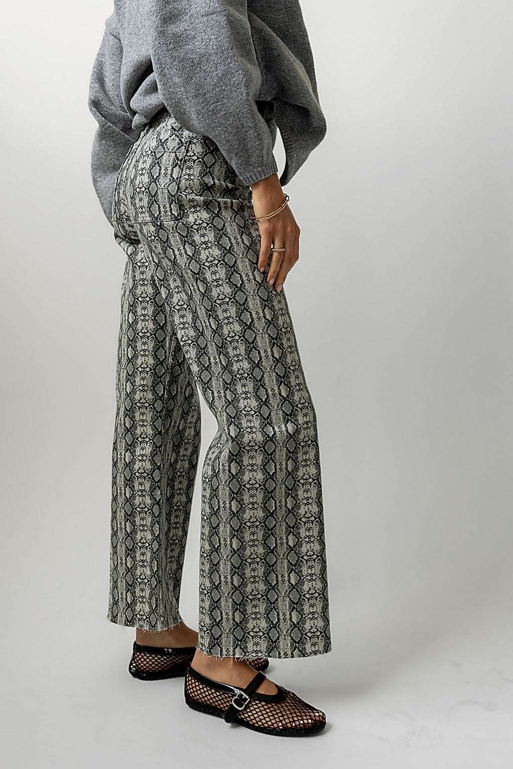 Brynn Snake Print Pants - FINAL SALE