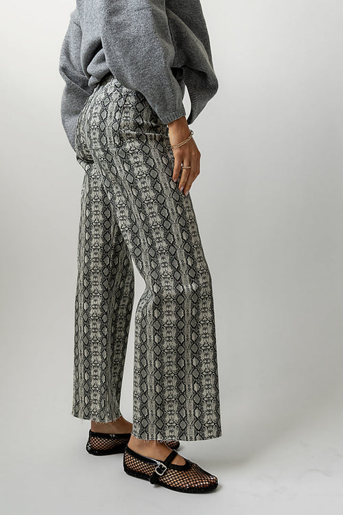Brynn Snake Print Pants - FINAL SALE