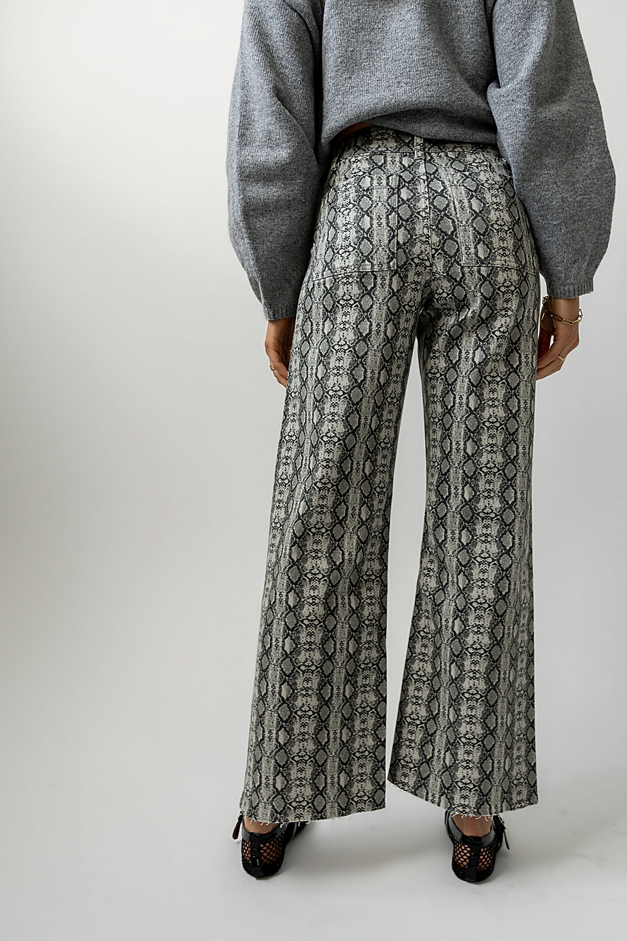 Brynn Snake Print Pants - FINAL SALE