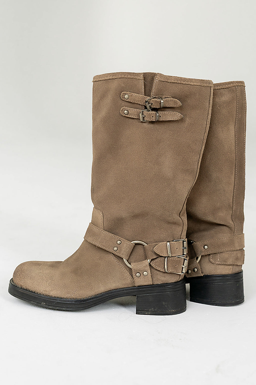 Square Toe Block Heel