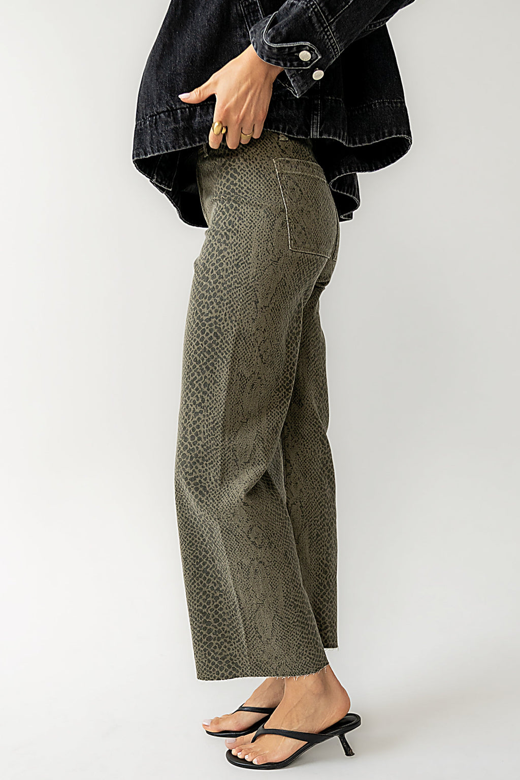 Gia Snake Print Pants