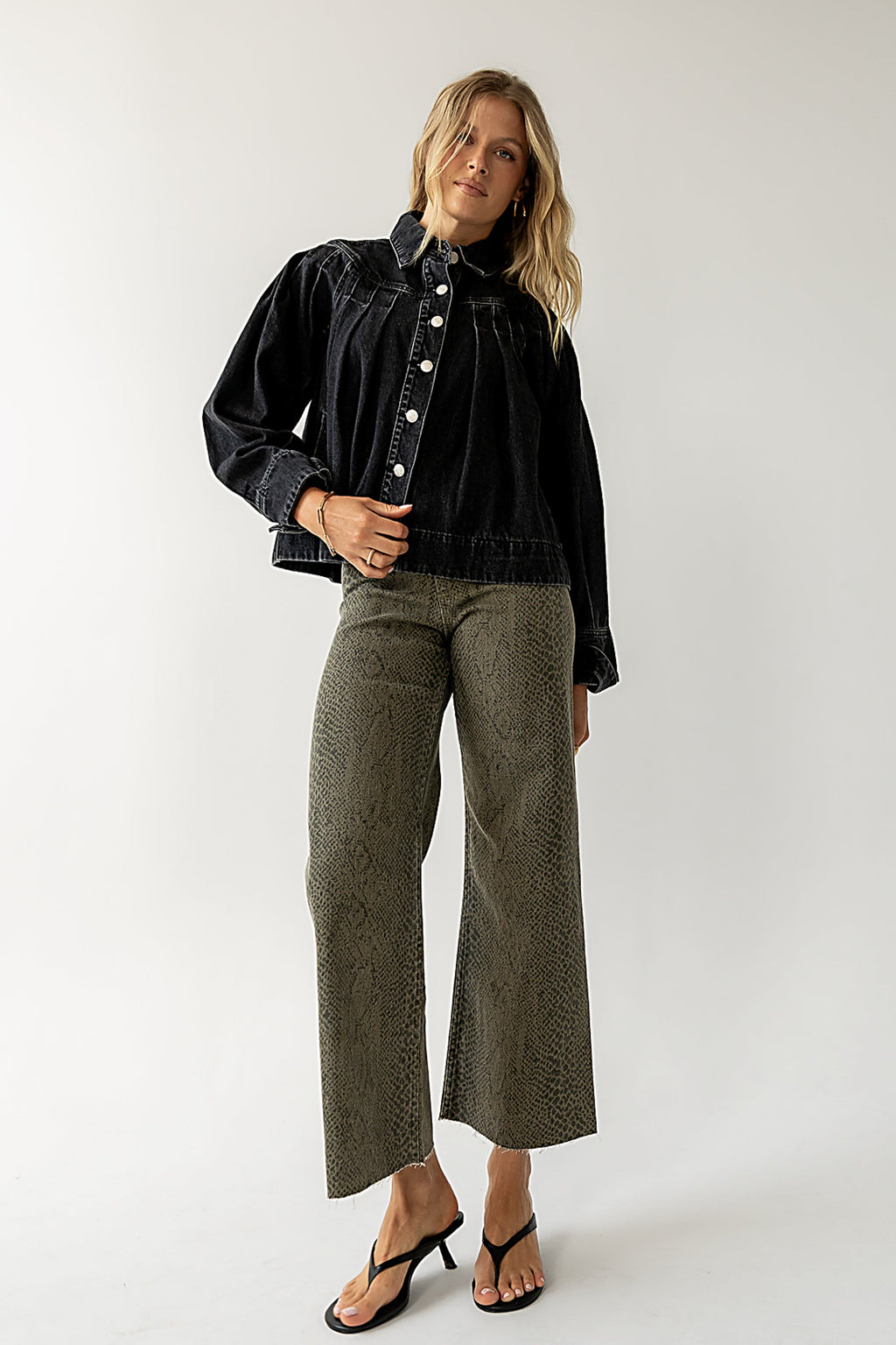 Gia Snake Print Pants