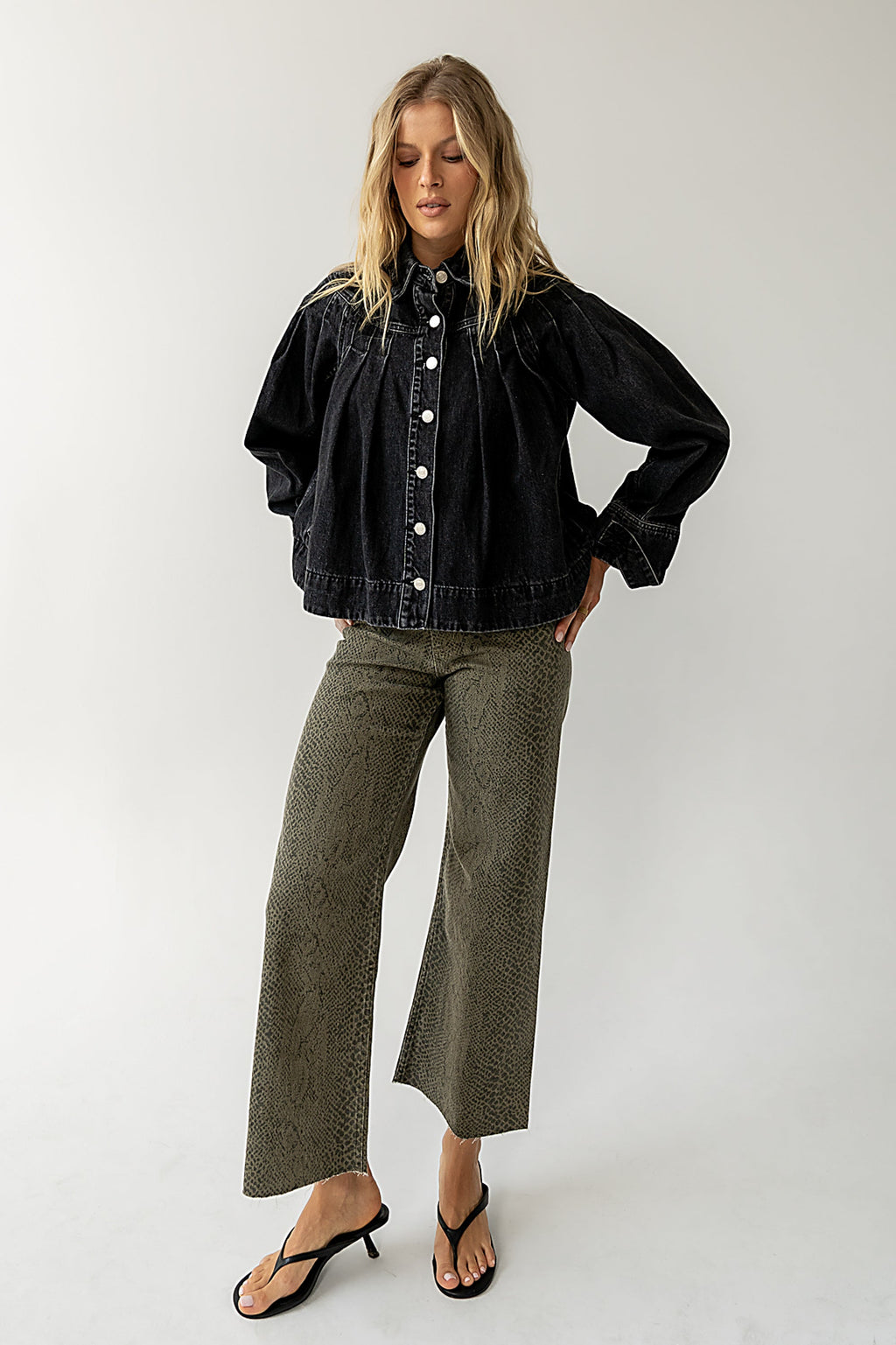 Gia Snake Print Pants