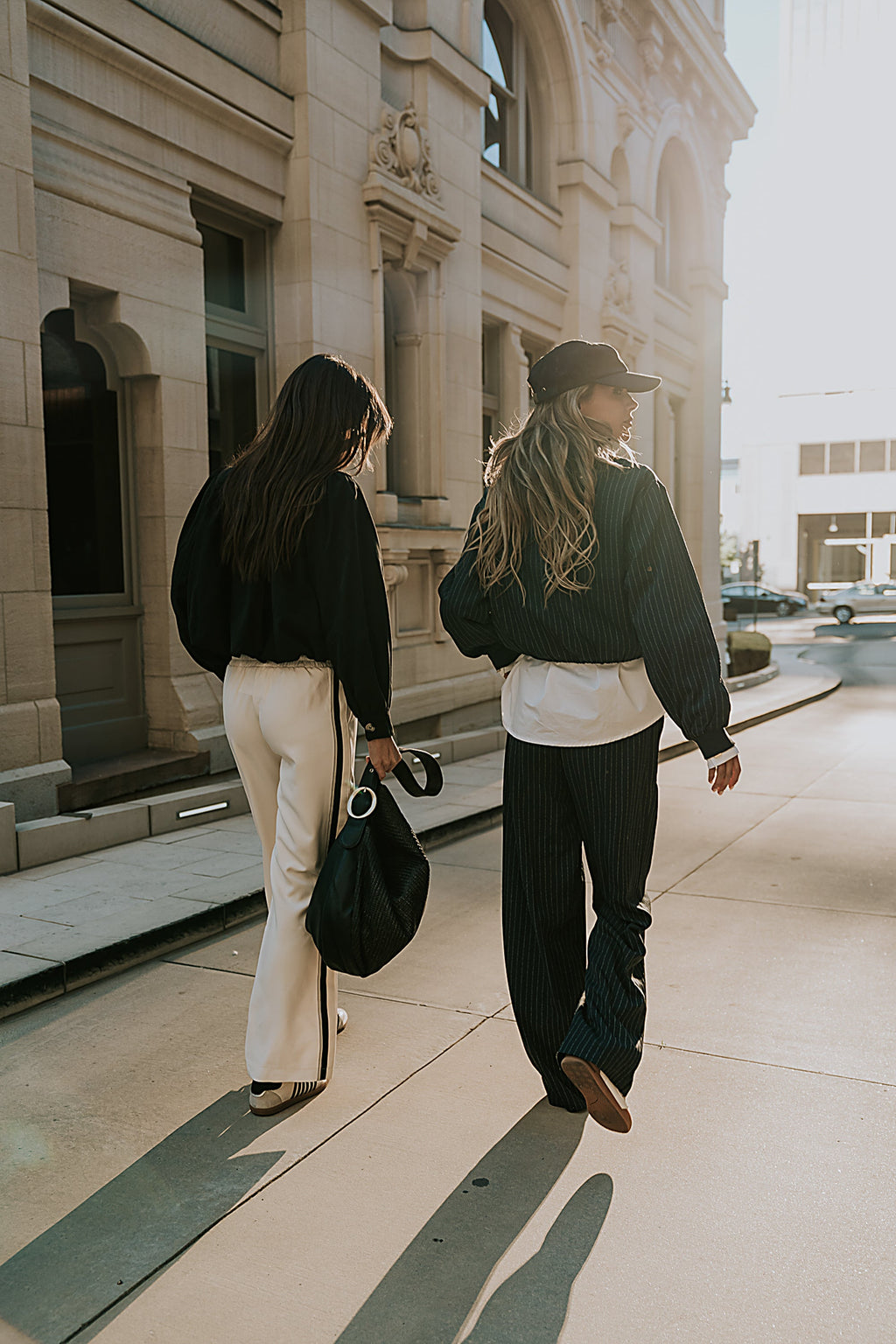 Jazzy Baggy Pants in Off White