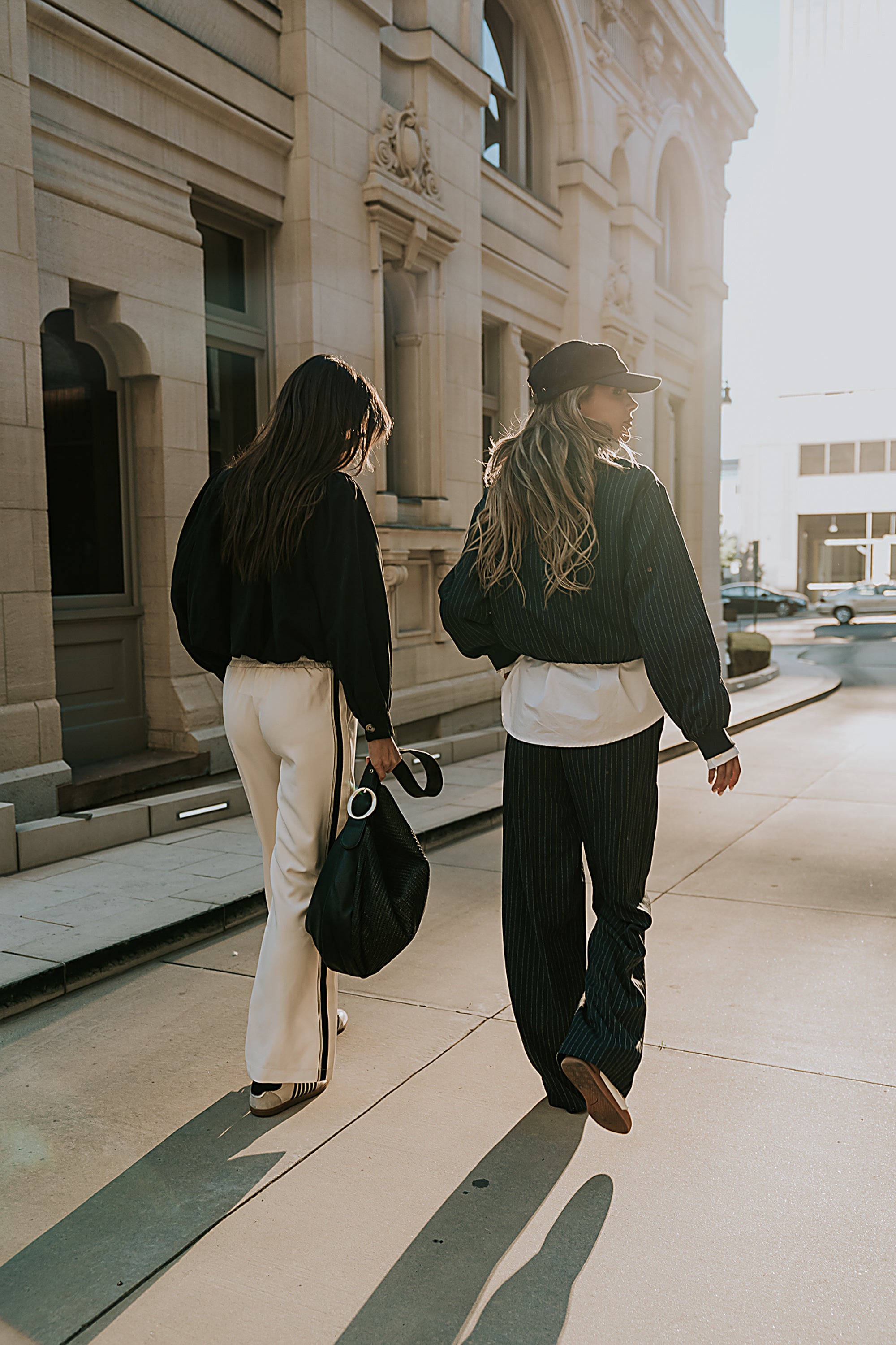 Jazzy Baggy Pants in Off White