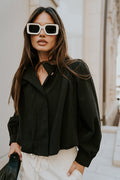 Londyn Bubble Jacket in Black - FINAL SALE