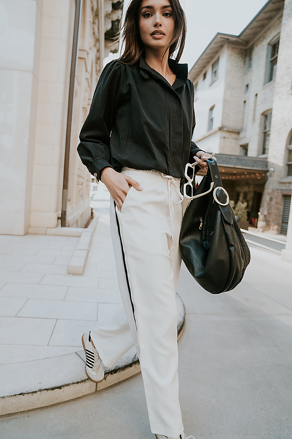Londyn Bubble Jacket in Black - FINAL SALE
