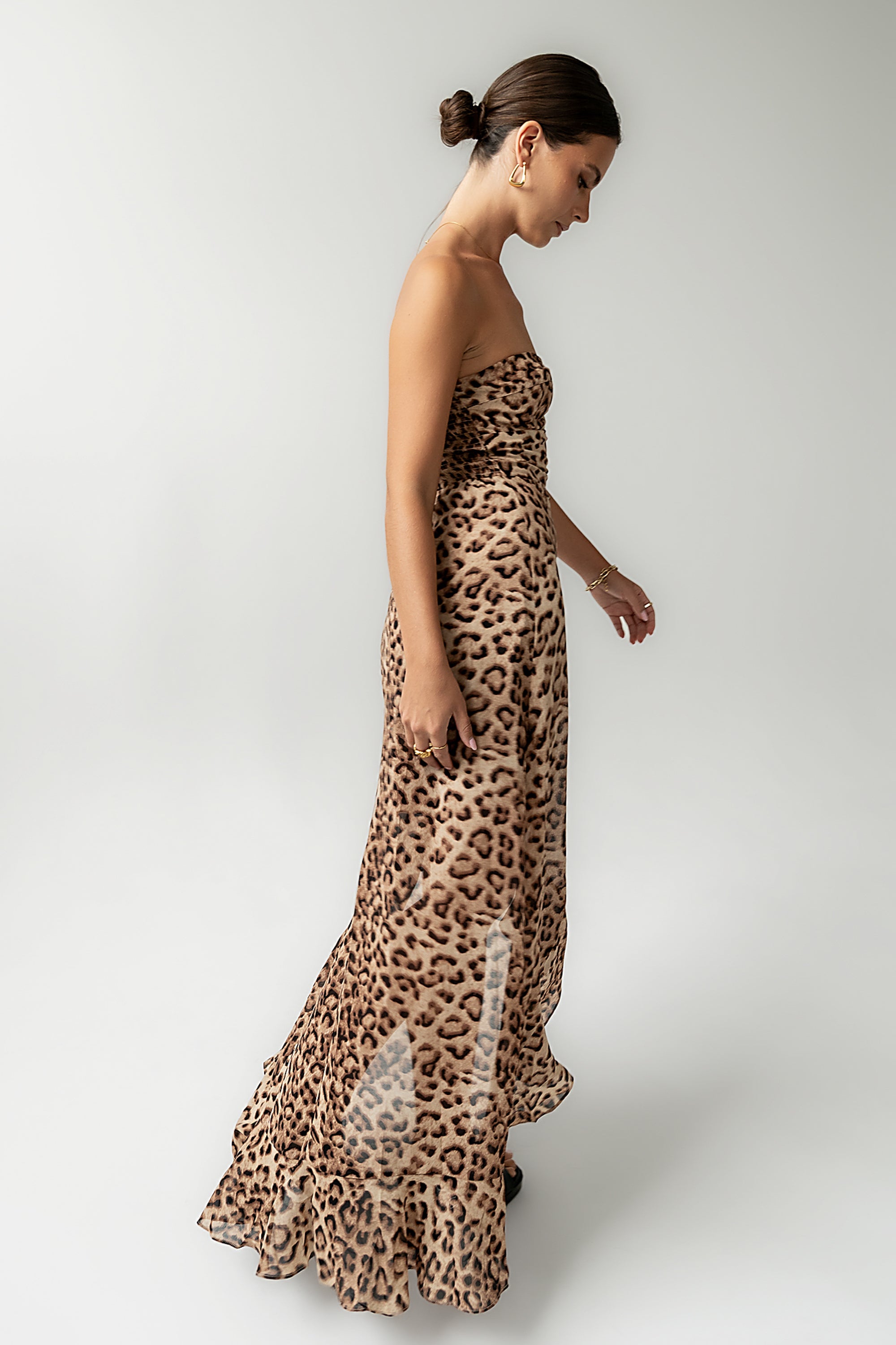 Addison Leopard Maxi Dress