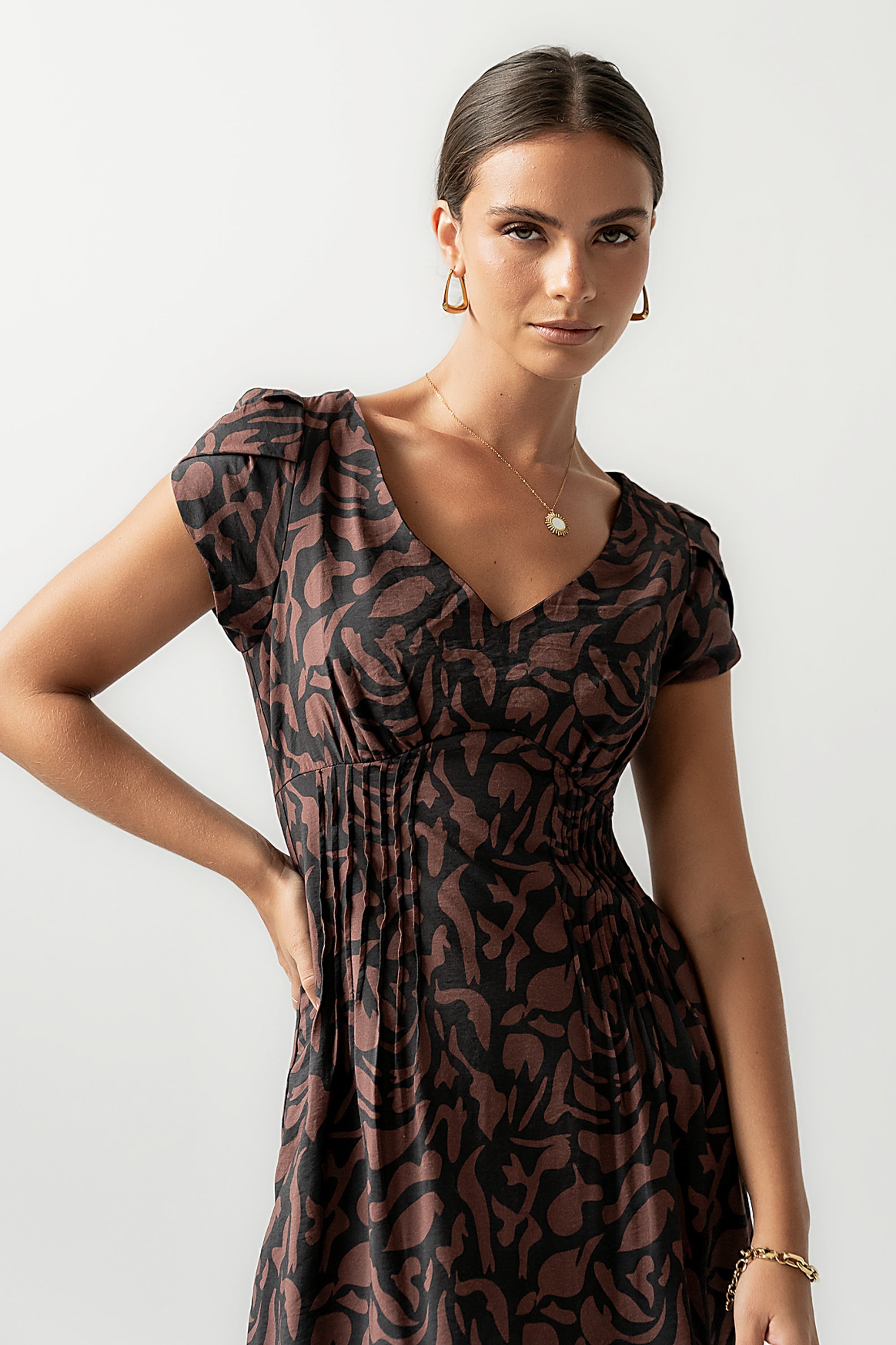 Kennedy Abstract Maxi Dress - FINAL SALE