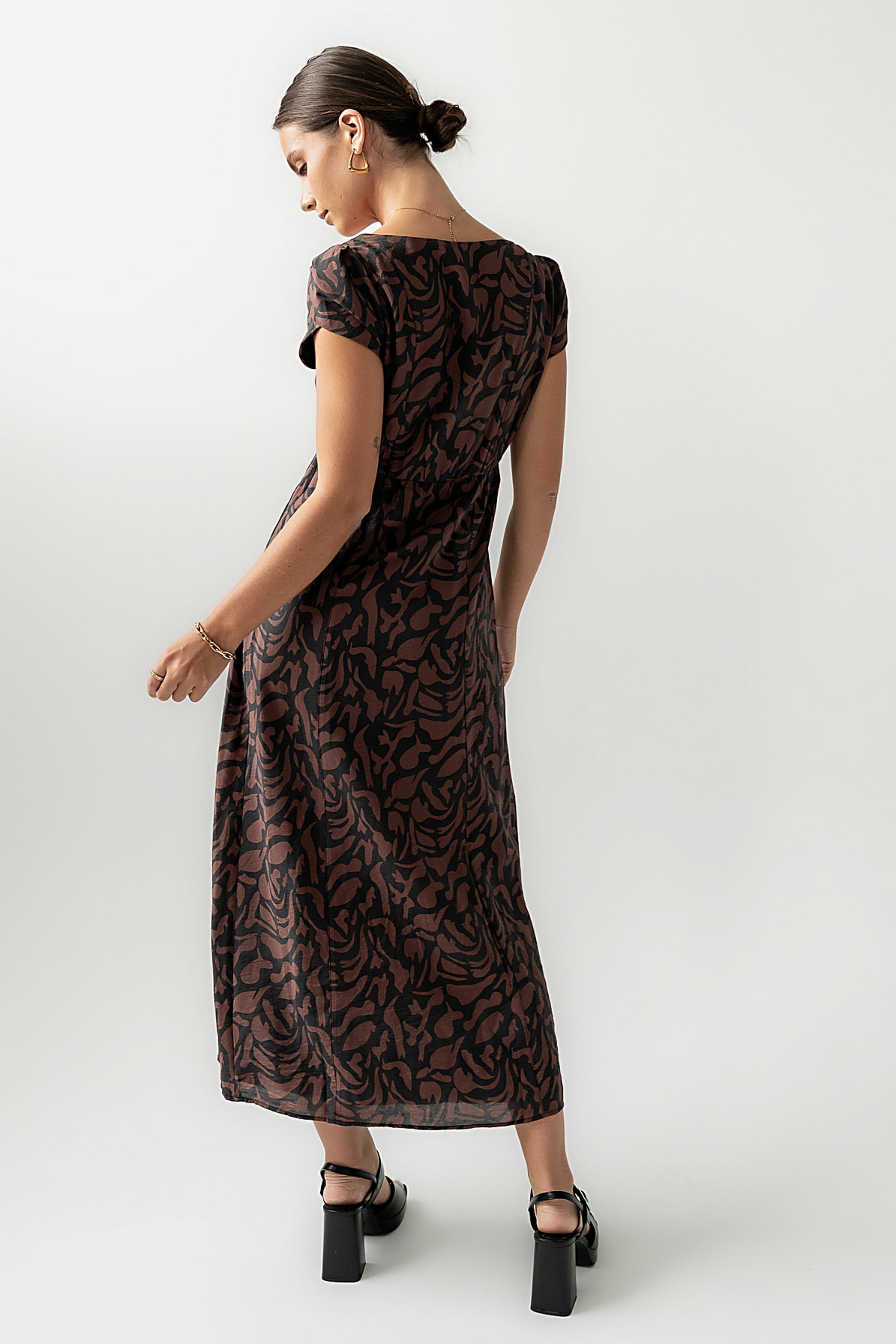 Kennedy Abstract Maxi Dress - FINAL SALE