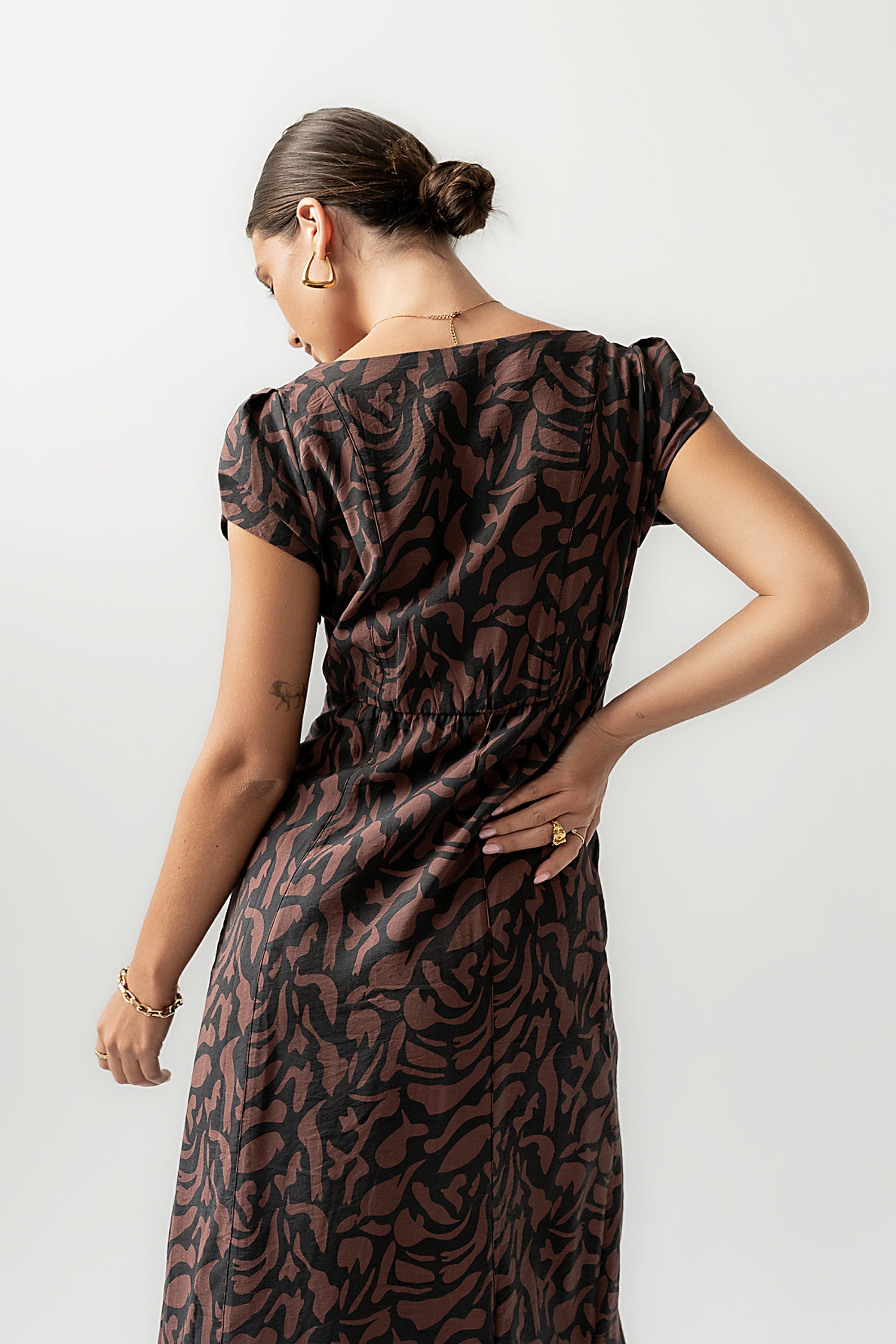 Kennedy Abstract Maxi Dress - FINAL SALE