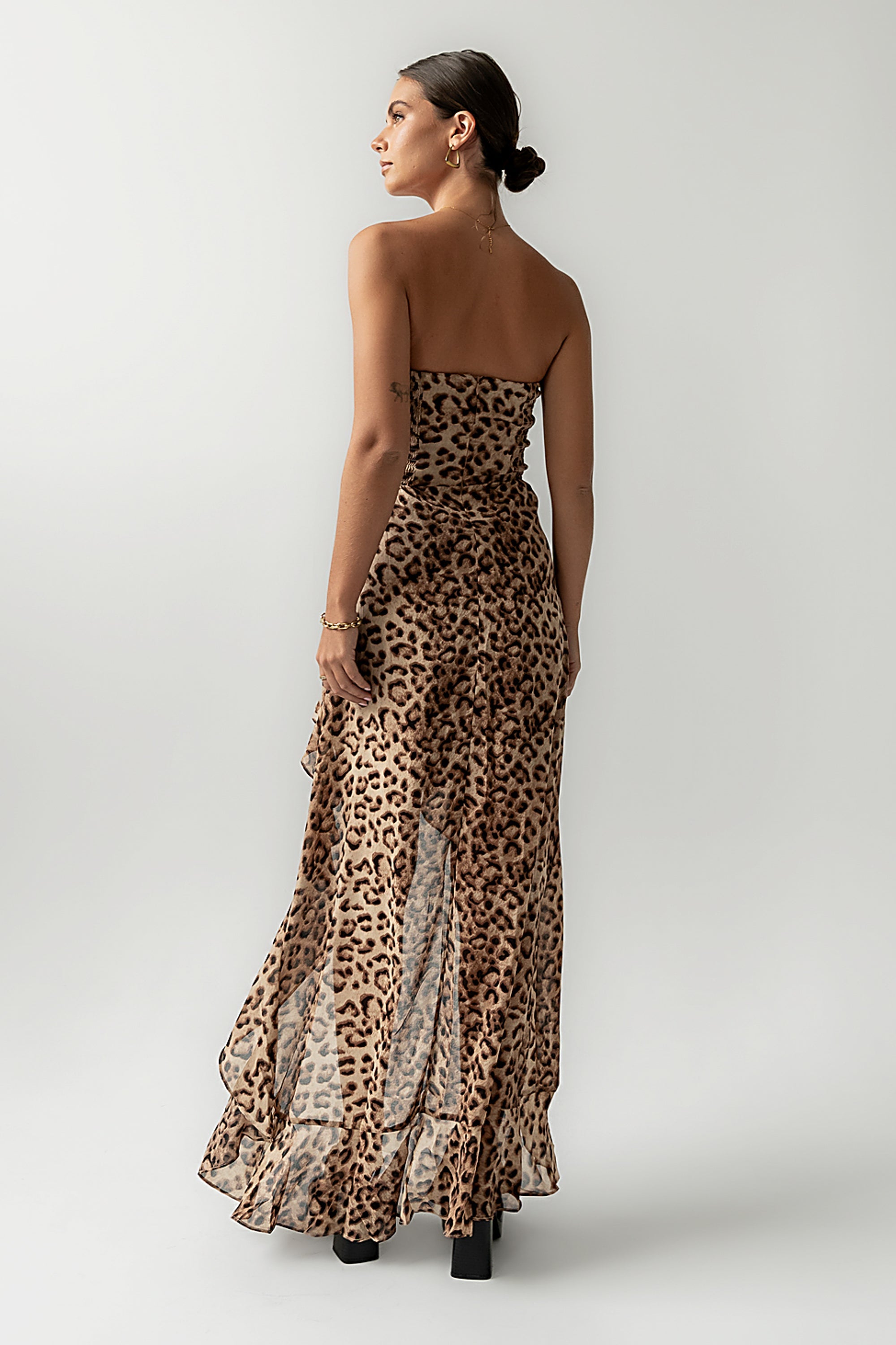 Addison Leopard Maxi Dress