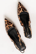 Katherine Leopard Slingback Flats