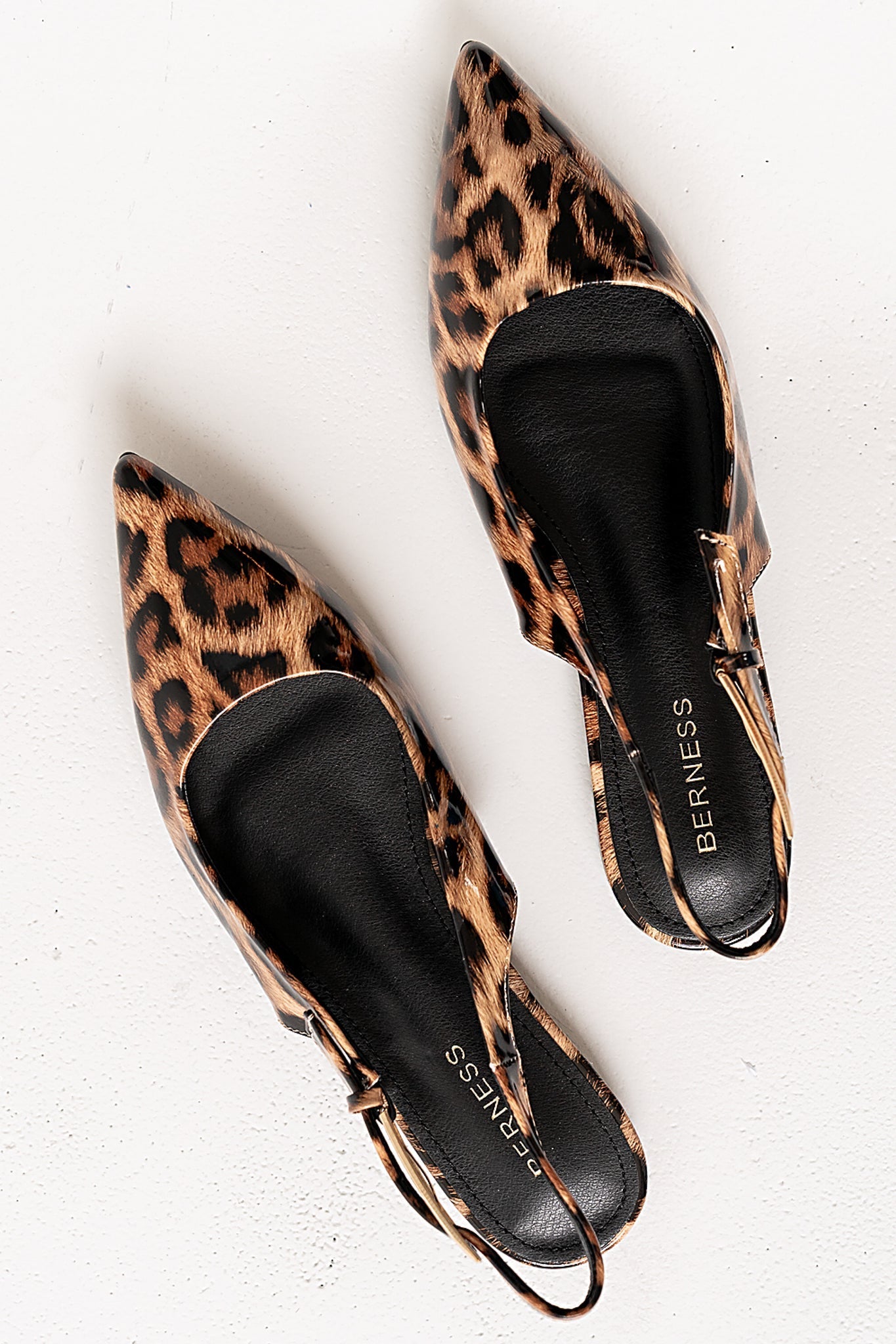 Katherine Leopard Slingback Flats