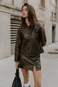 Kelsey Vegan Leather Mini Skirt