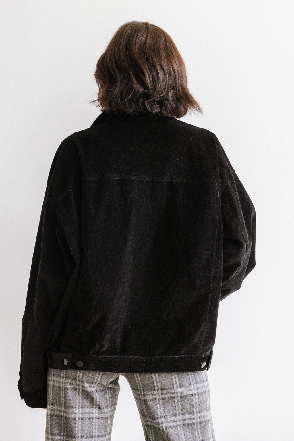 Sarah Corduroy Jacket in Black