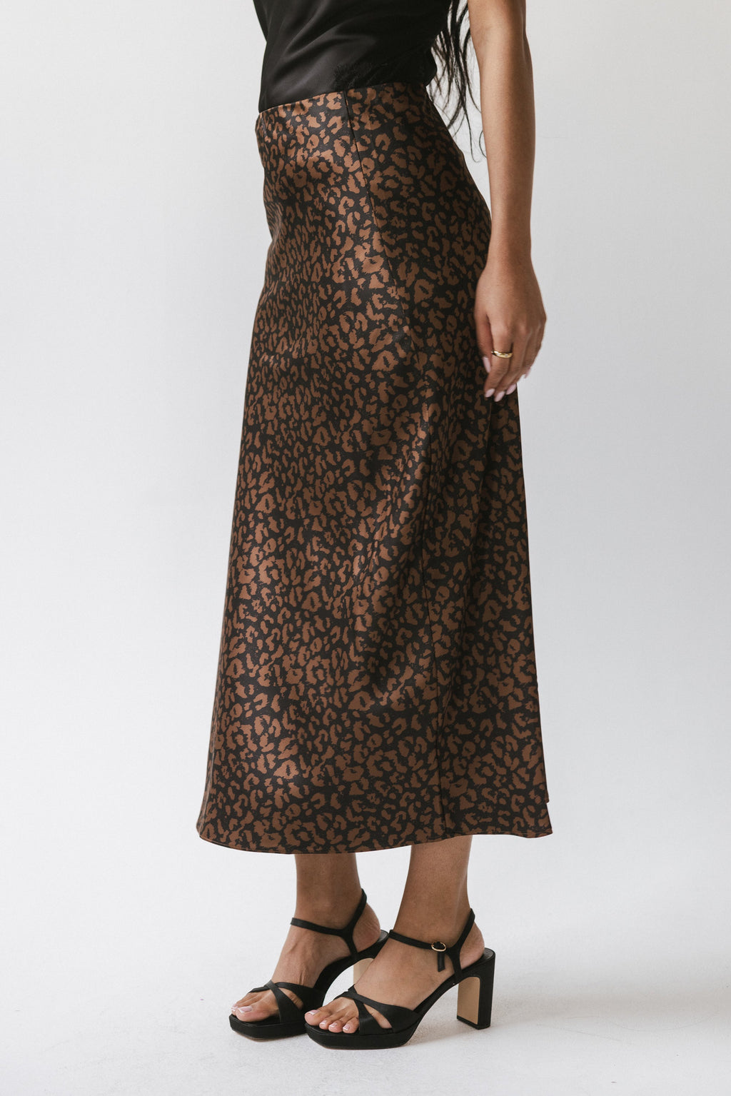 Camille Leopard Maxi Skirt