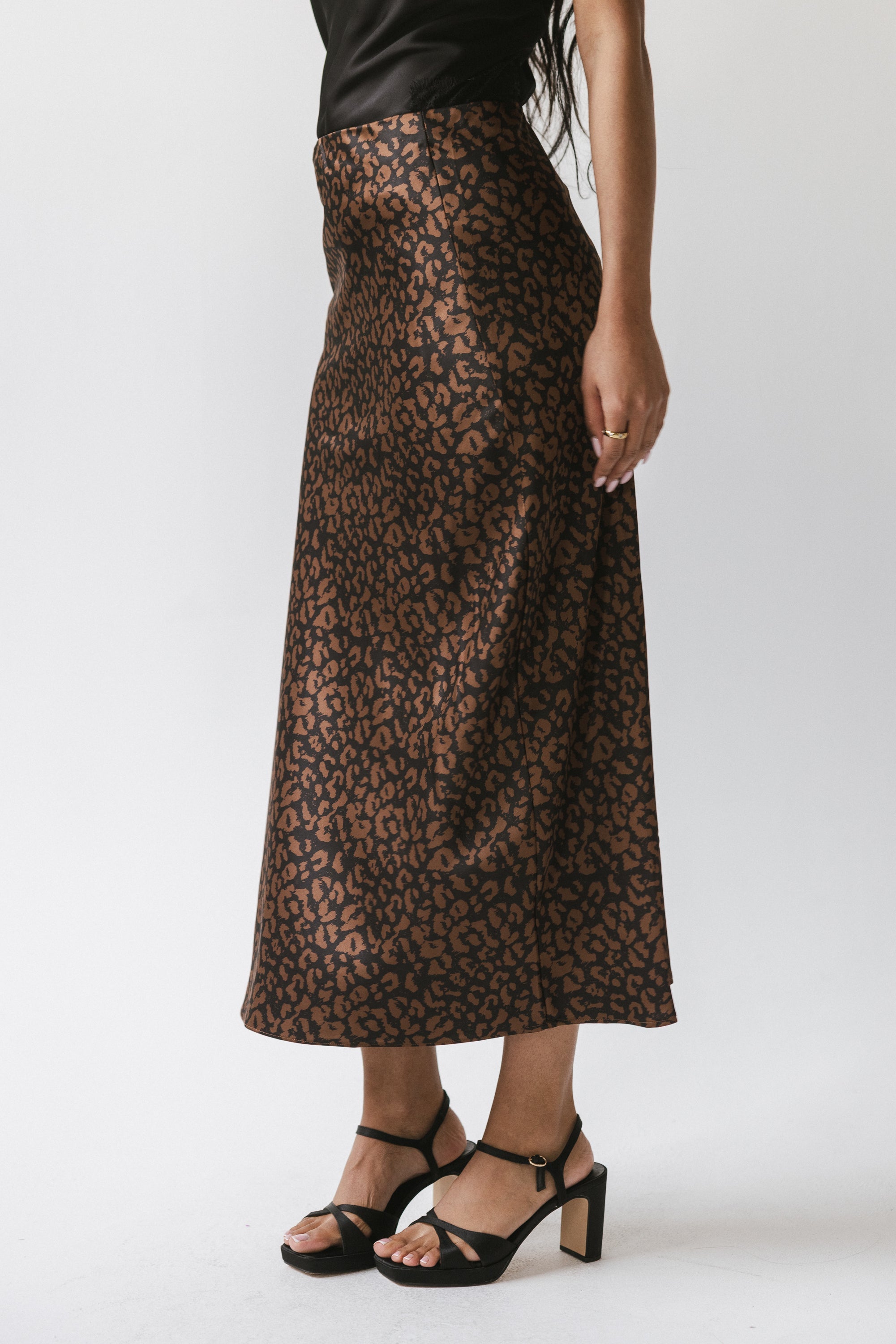 Camille Leopard Maxi Skirt