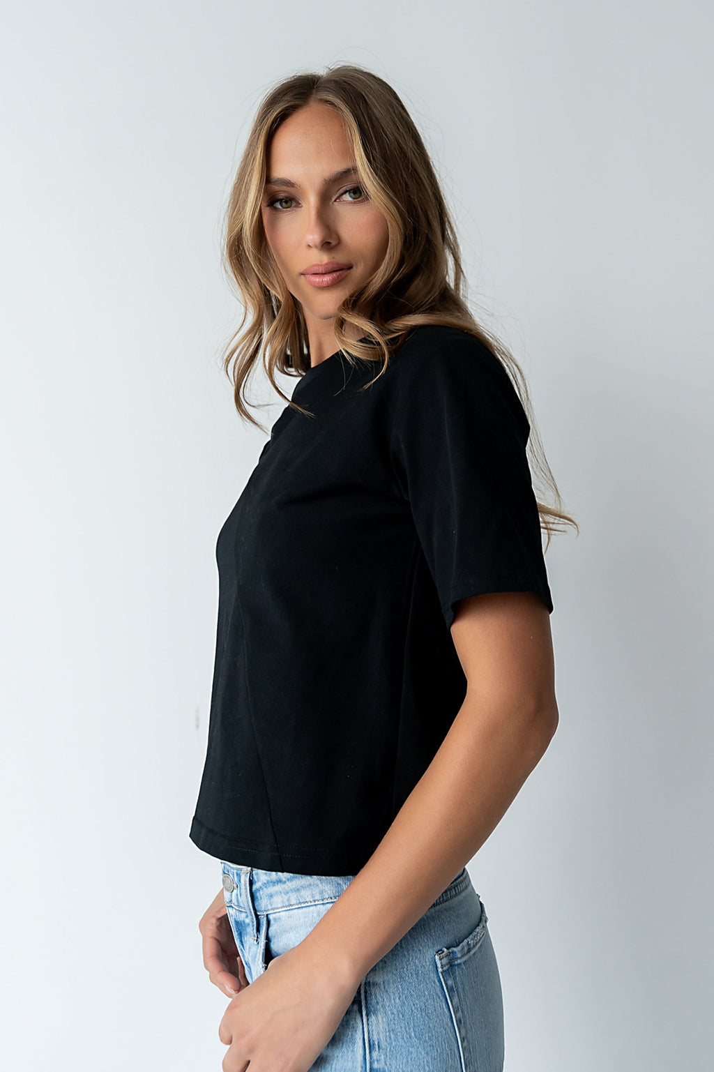Buckley Knot Top in Black