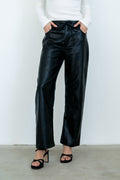 Priya Vegan Leather Wide Leg Pants