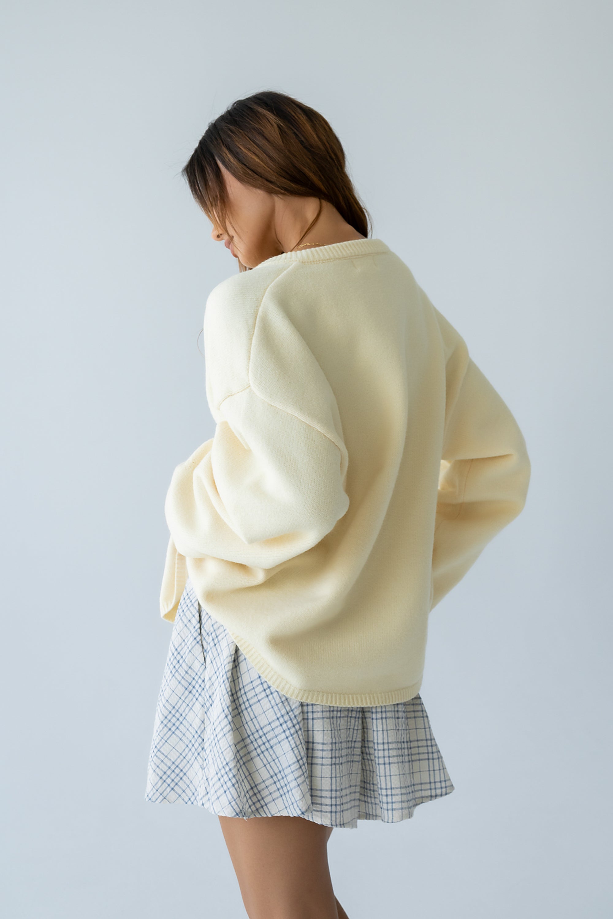 Kaia Knit Cardigan in Butter Yellow