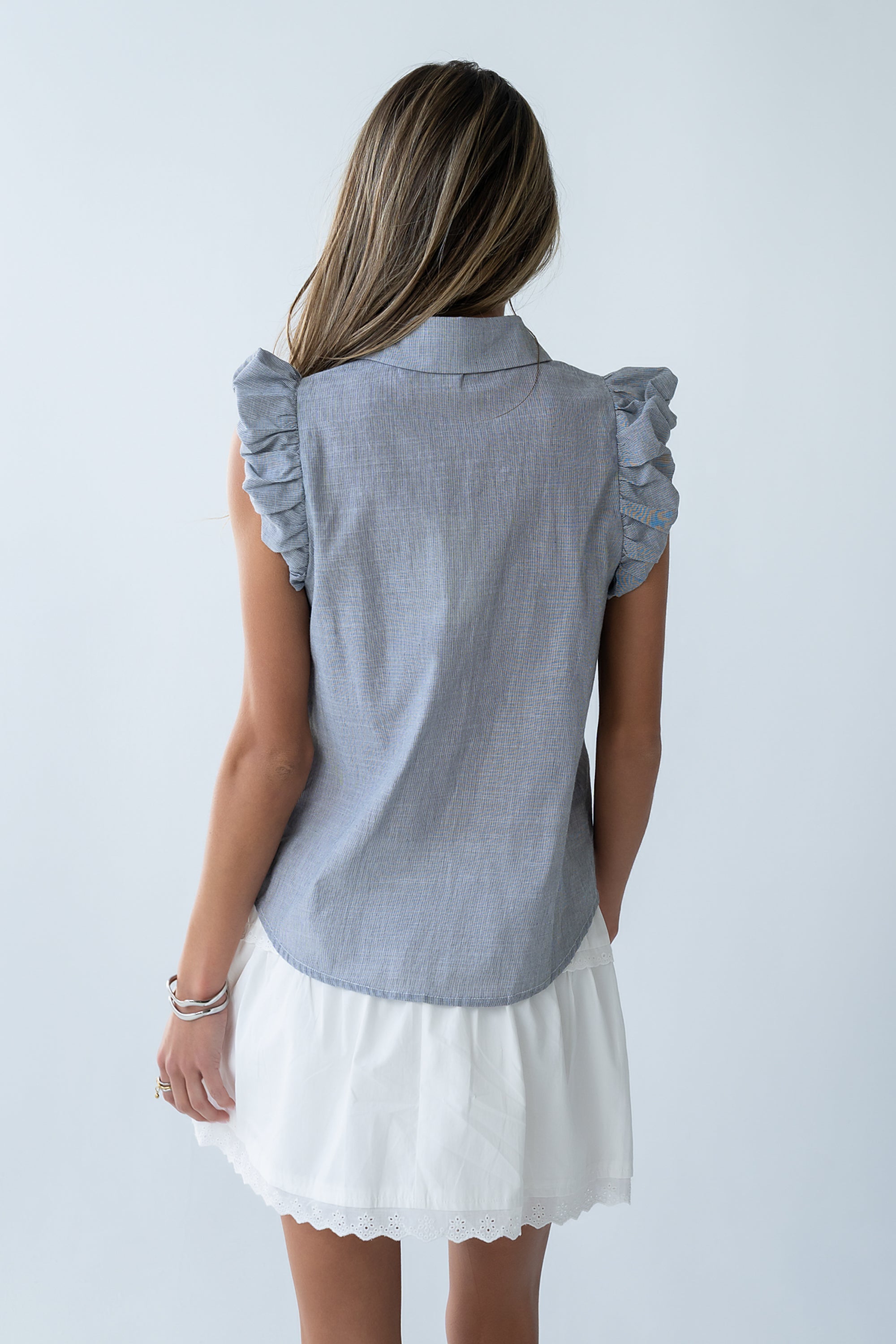 Bernie Striped Button Up