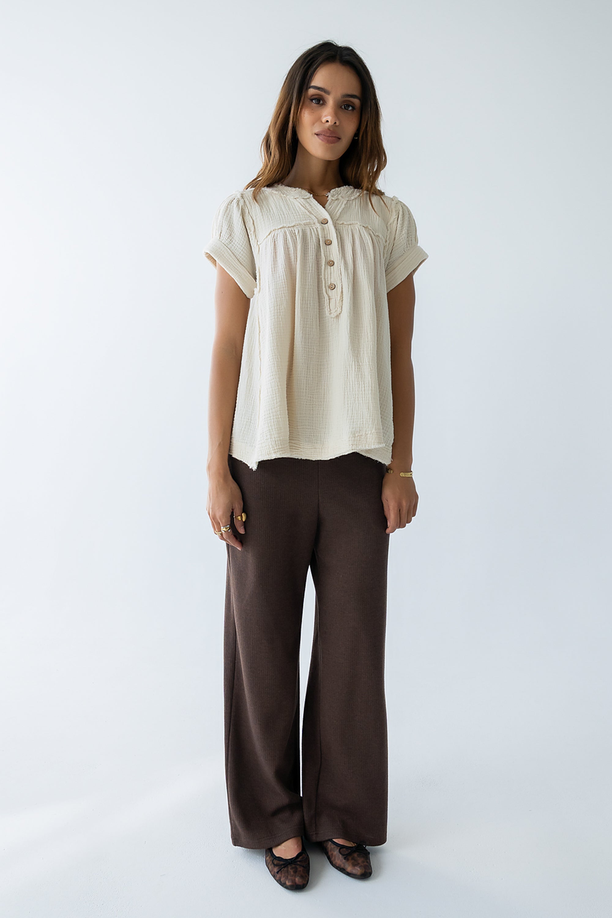 Giana Henley Blouse