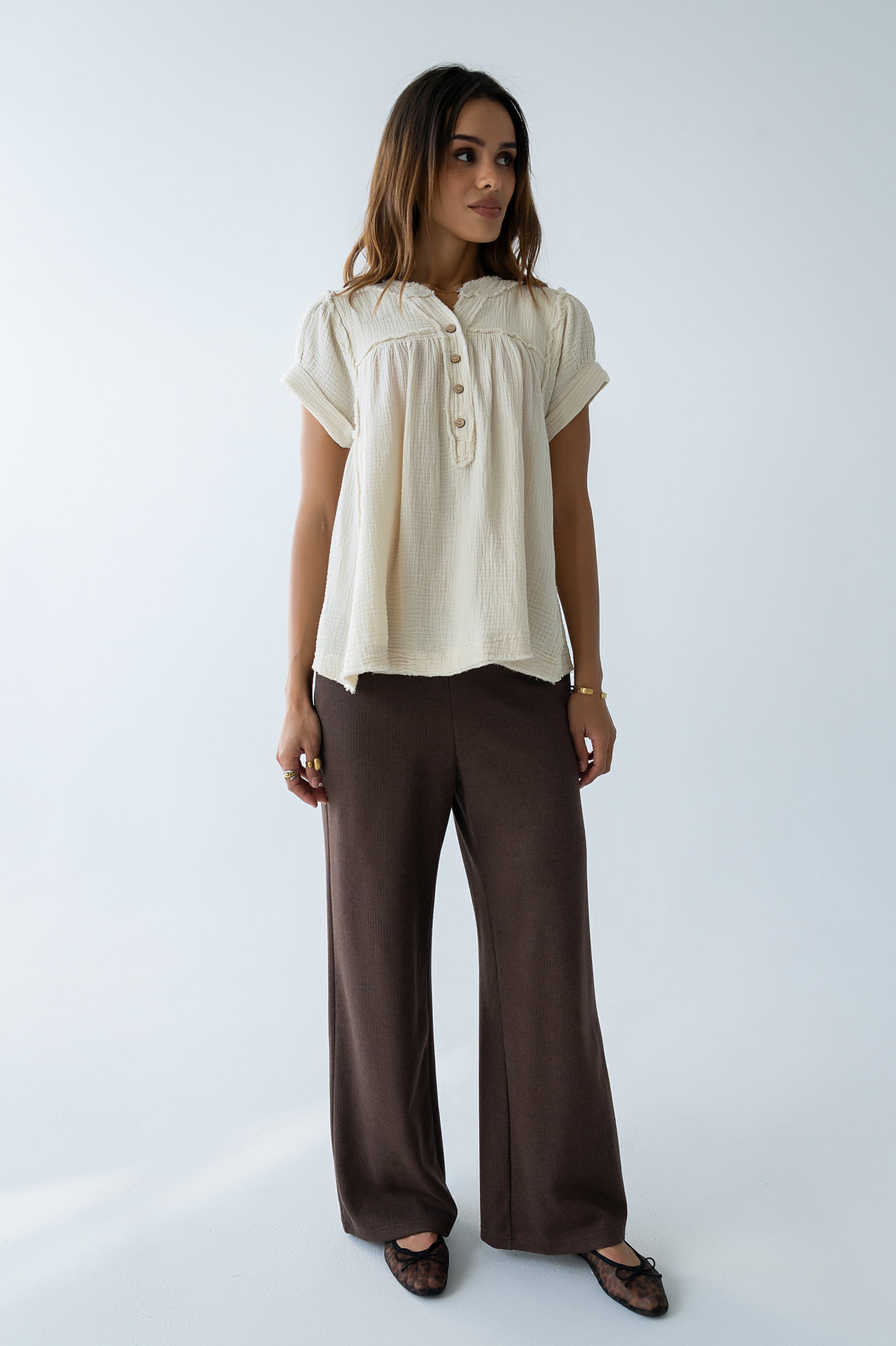 Giana Henley Blouse