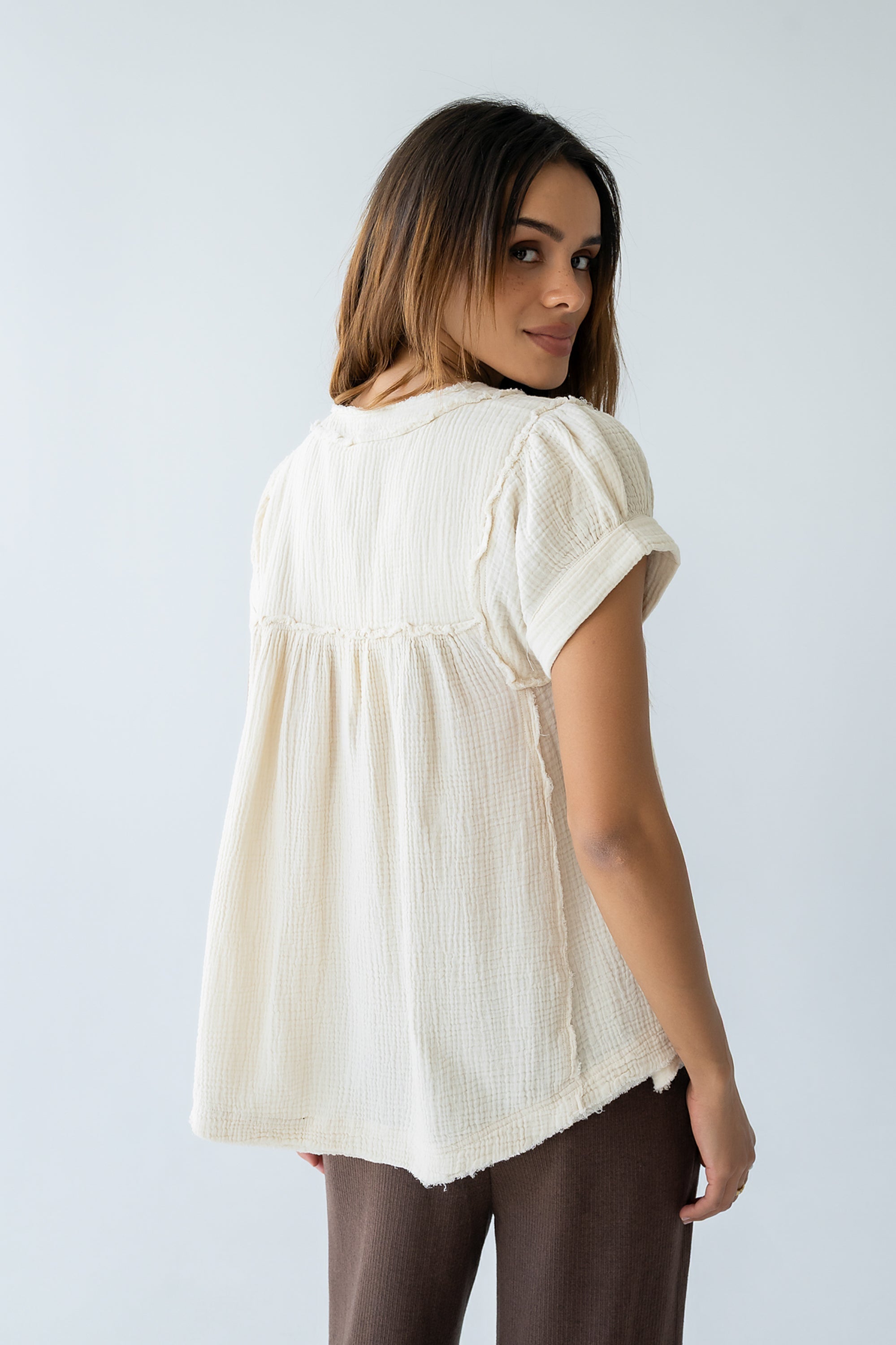 Giana Henley Blouse
