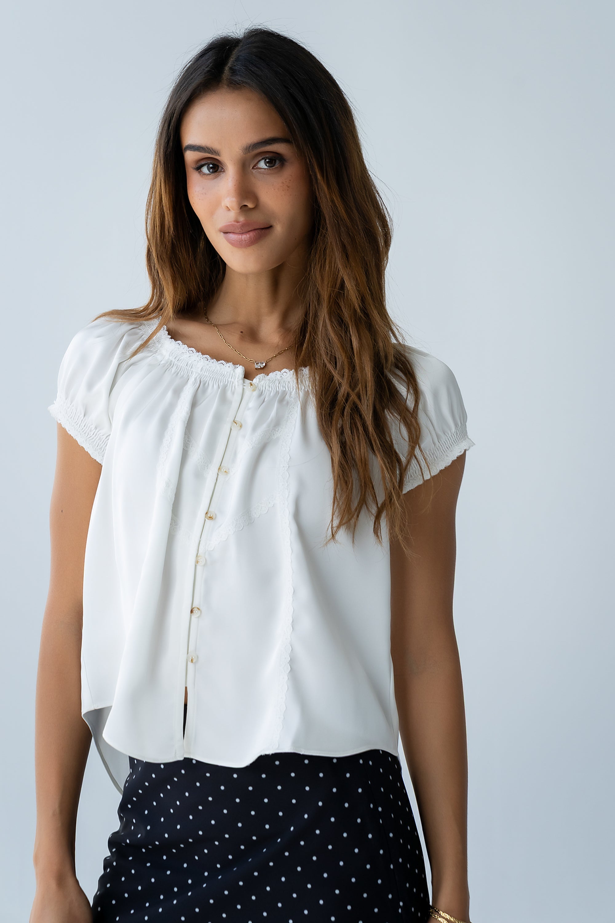Sidney Satin Blouse