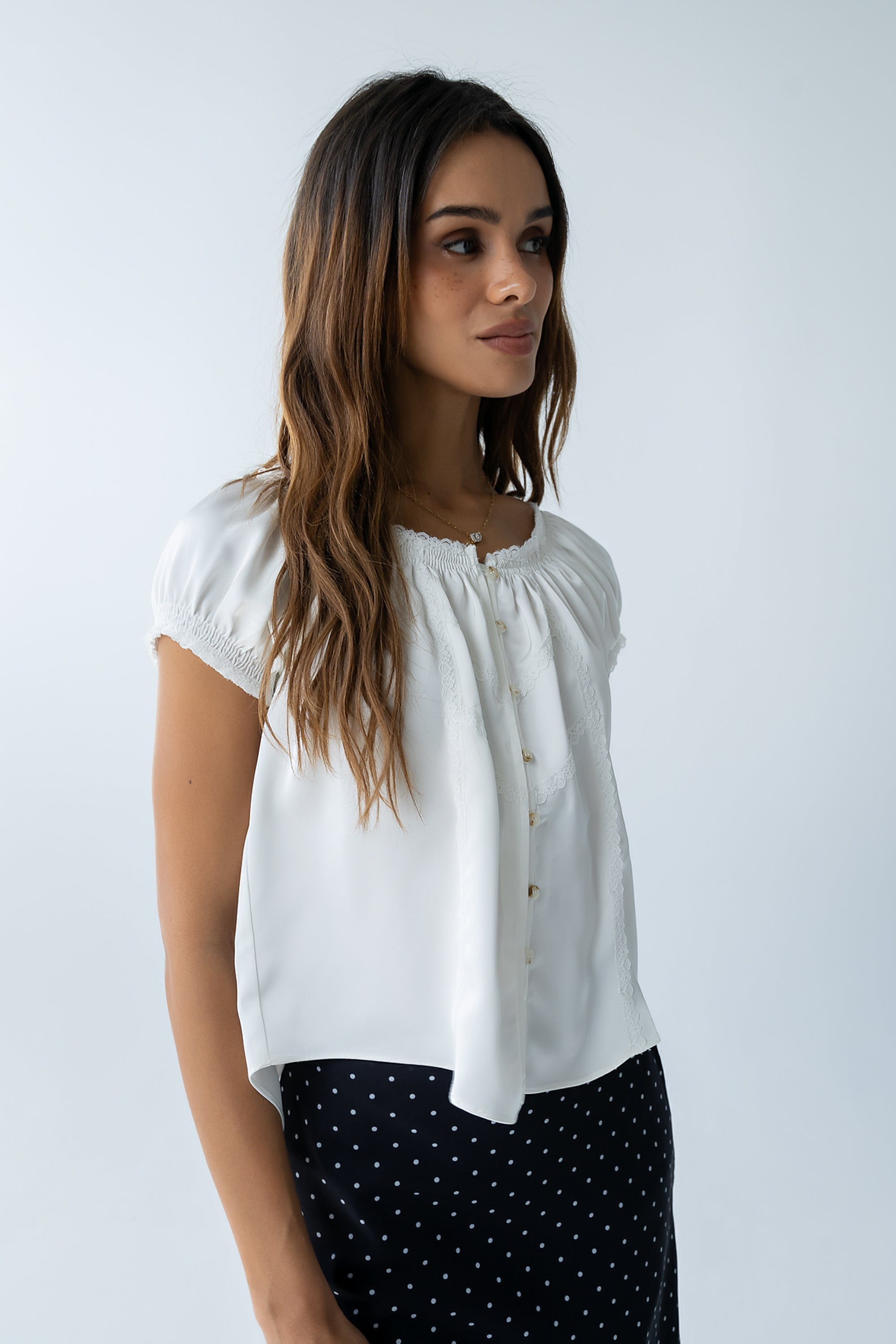 Sidney Satin Blouse