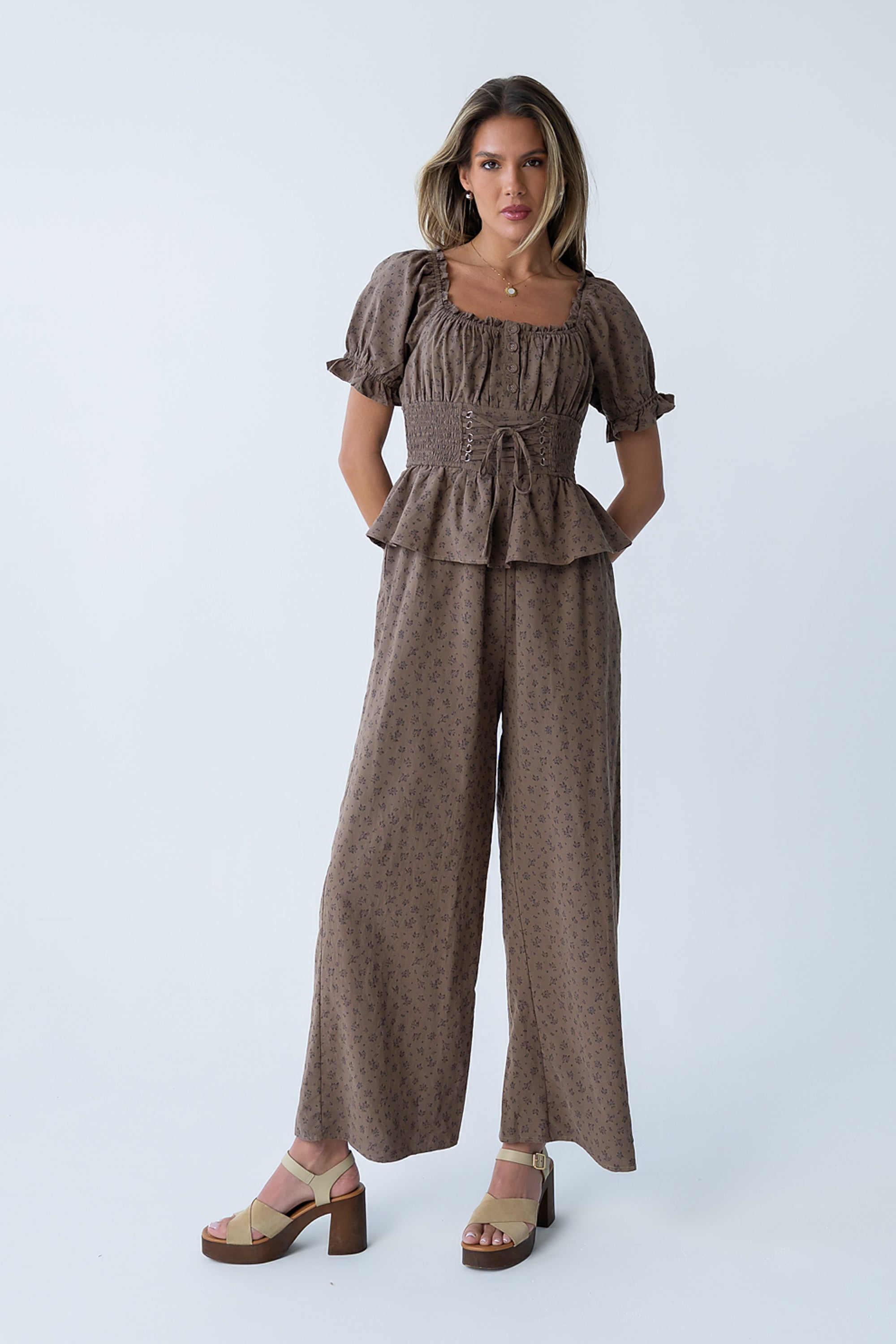 Nancy Floral Jumpsuit