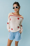 Halle Embroidered Sweater