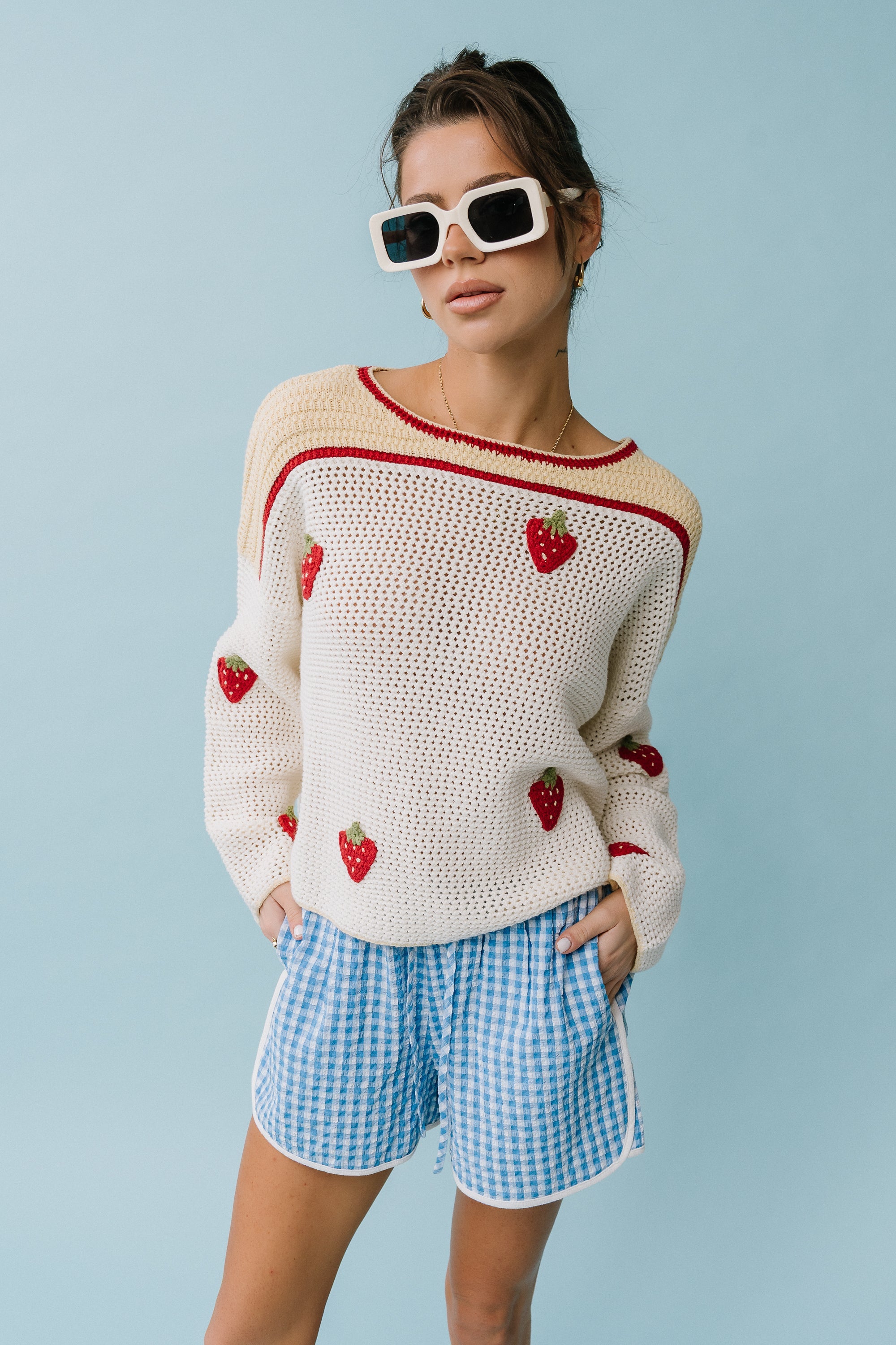 Halle Embroidered Sweater