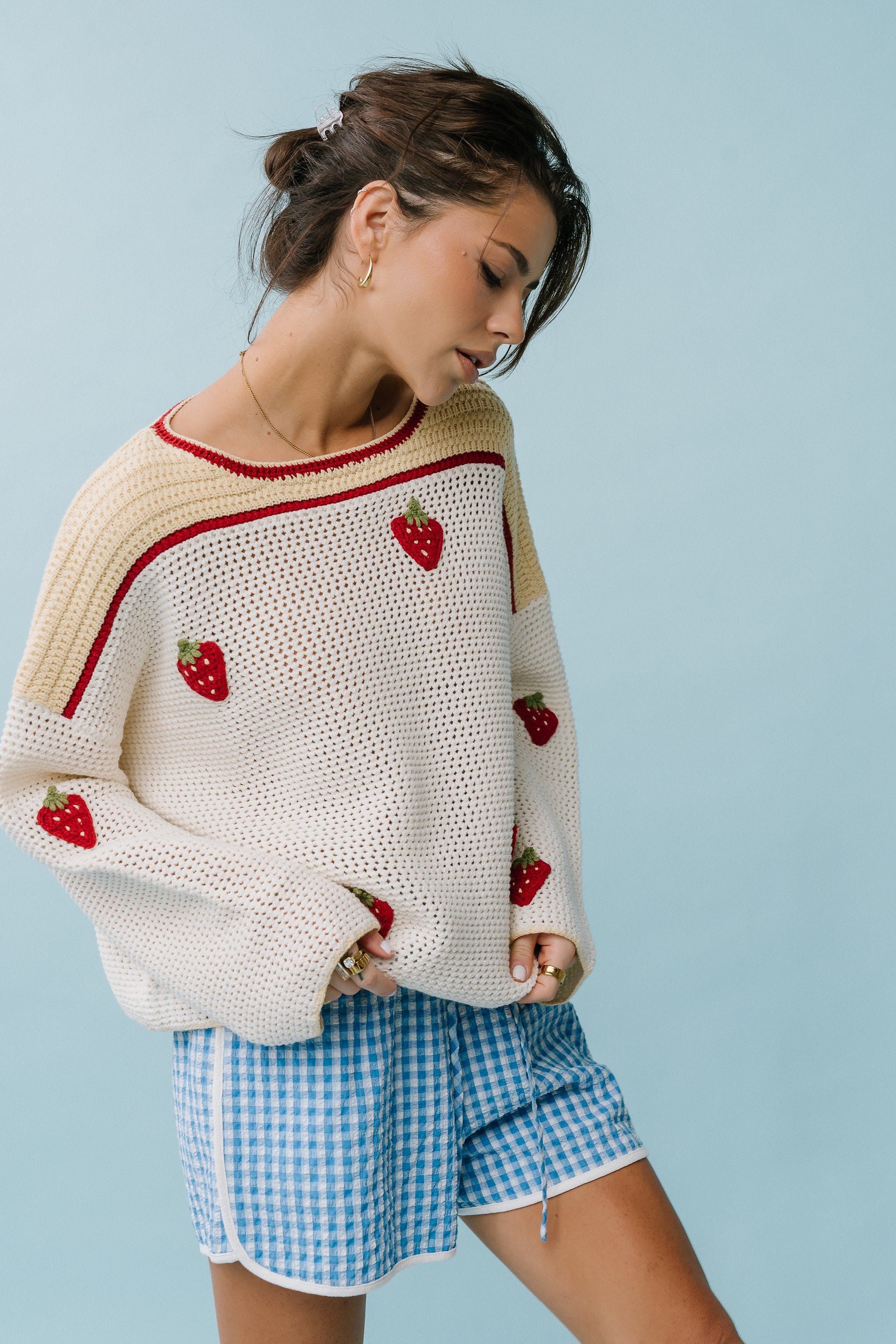Halle Embroidered Sweater