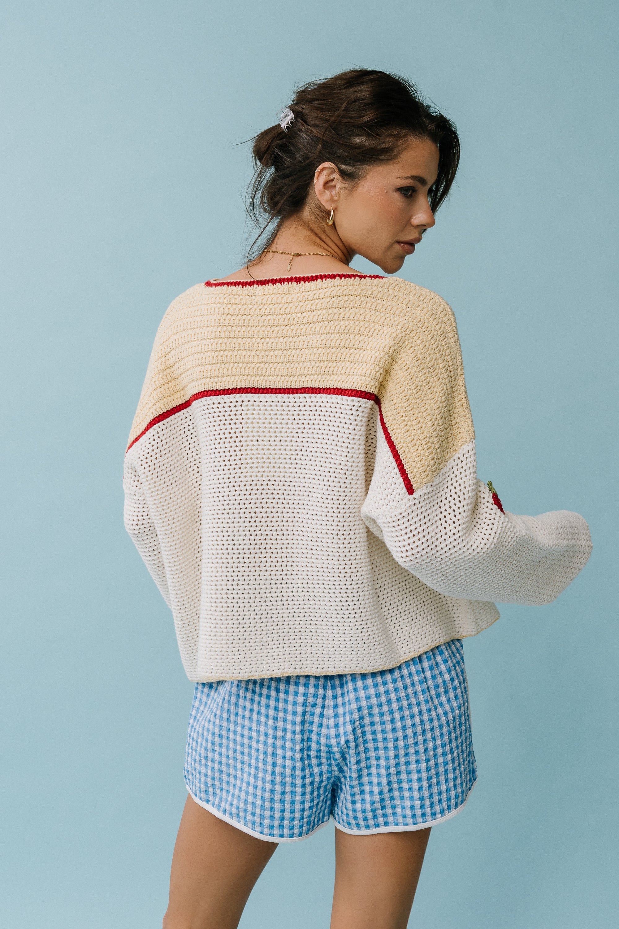 Halle Embroidered Sweater