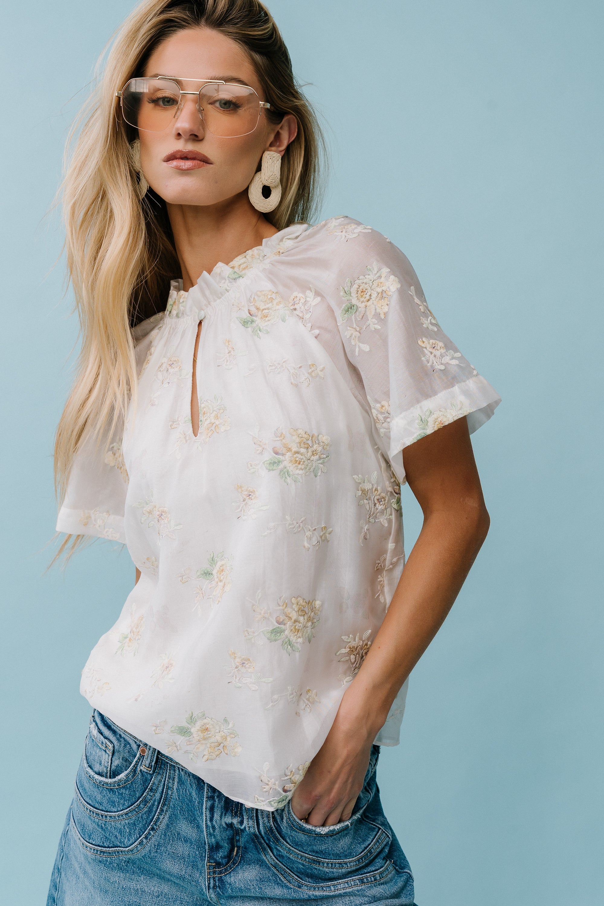 Randy Embroidered Blouse