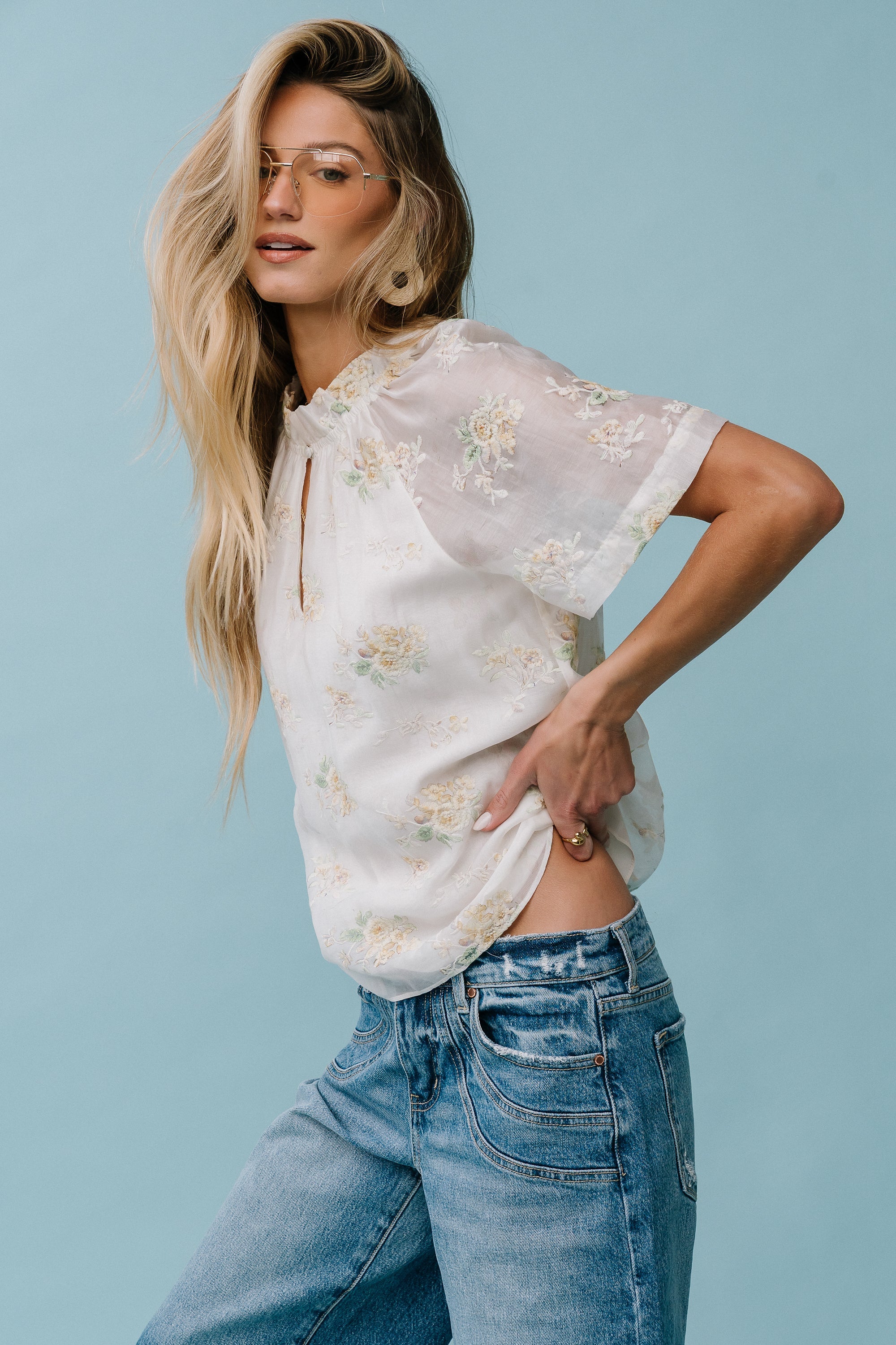 Randy Embroidered Blouse