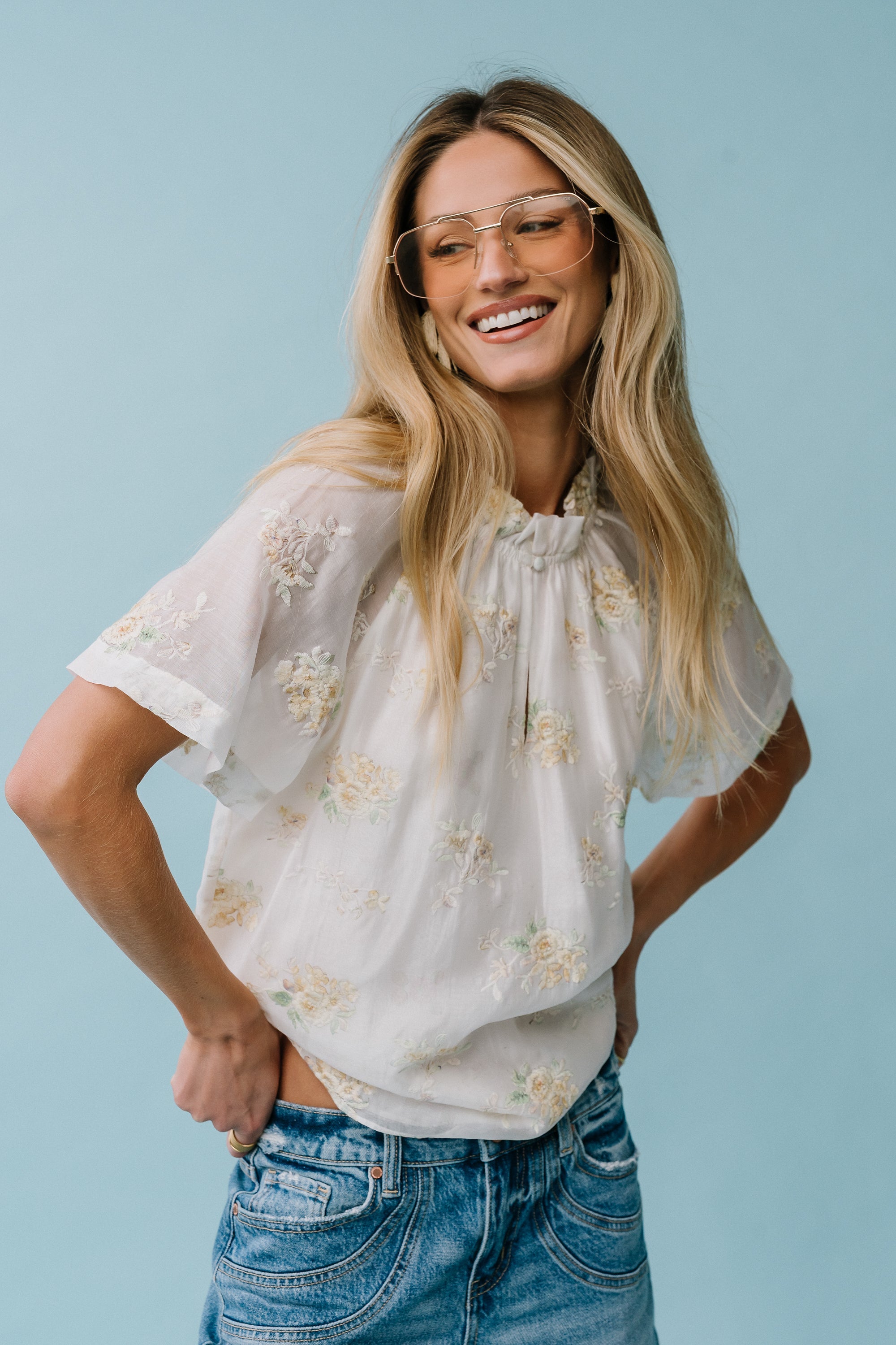 Randy Embroidered Blouse