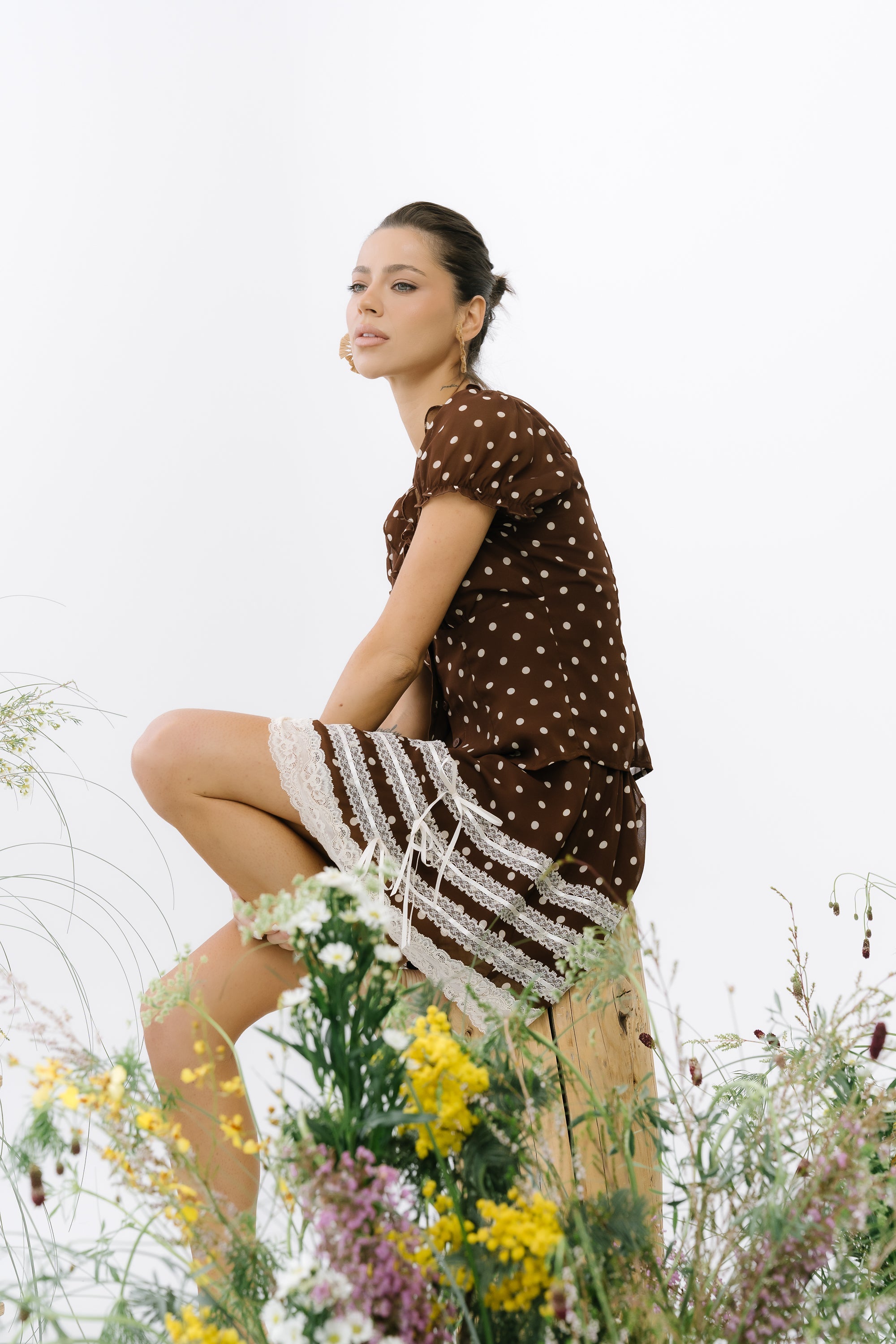 Nacie Polka Dot Blouse