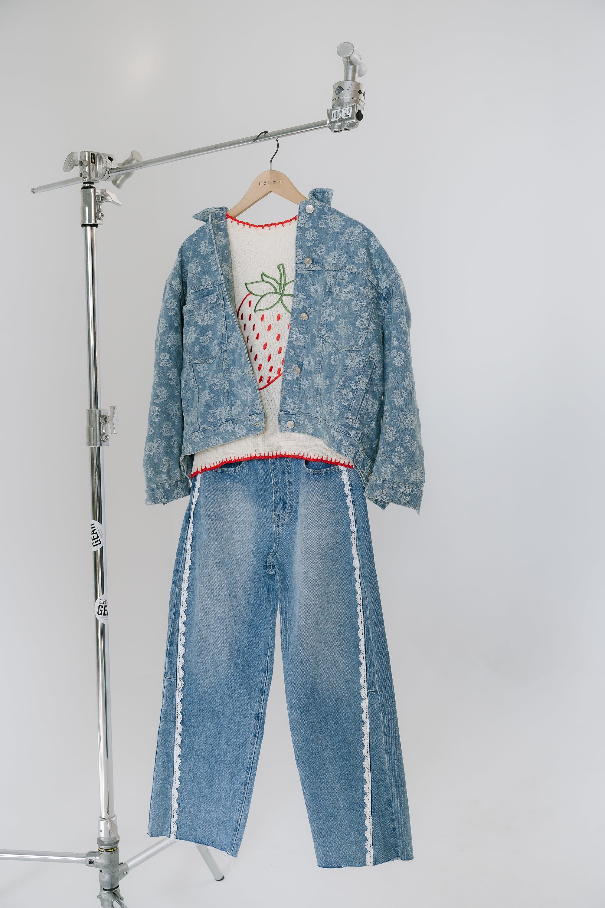 Lainey Floral Denim Jacket